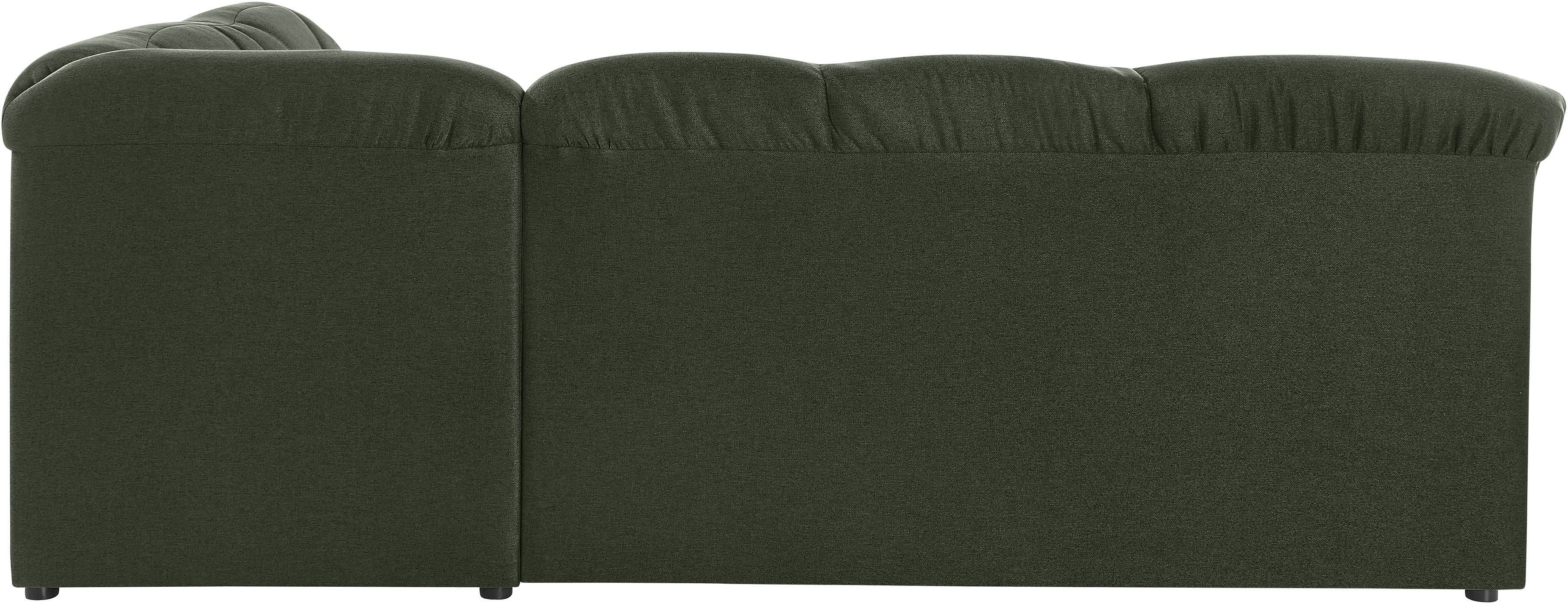 DOMO collection Hoekbank Pegnitz, elegante rugsteppingen, tijdloze vormtaal, L-vorm