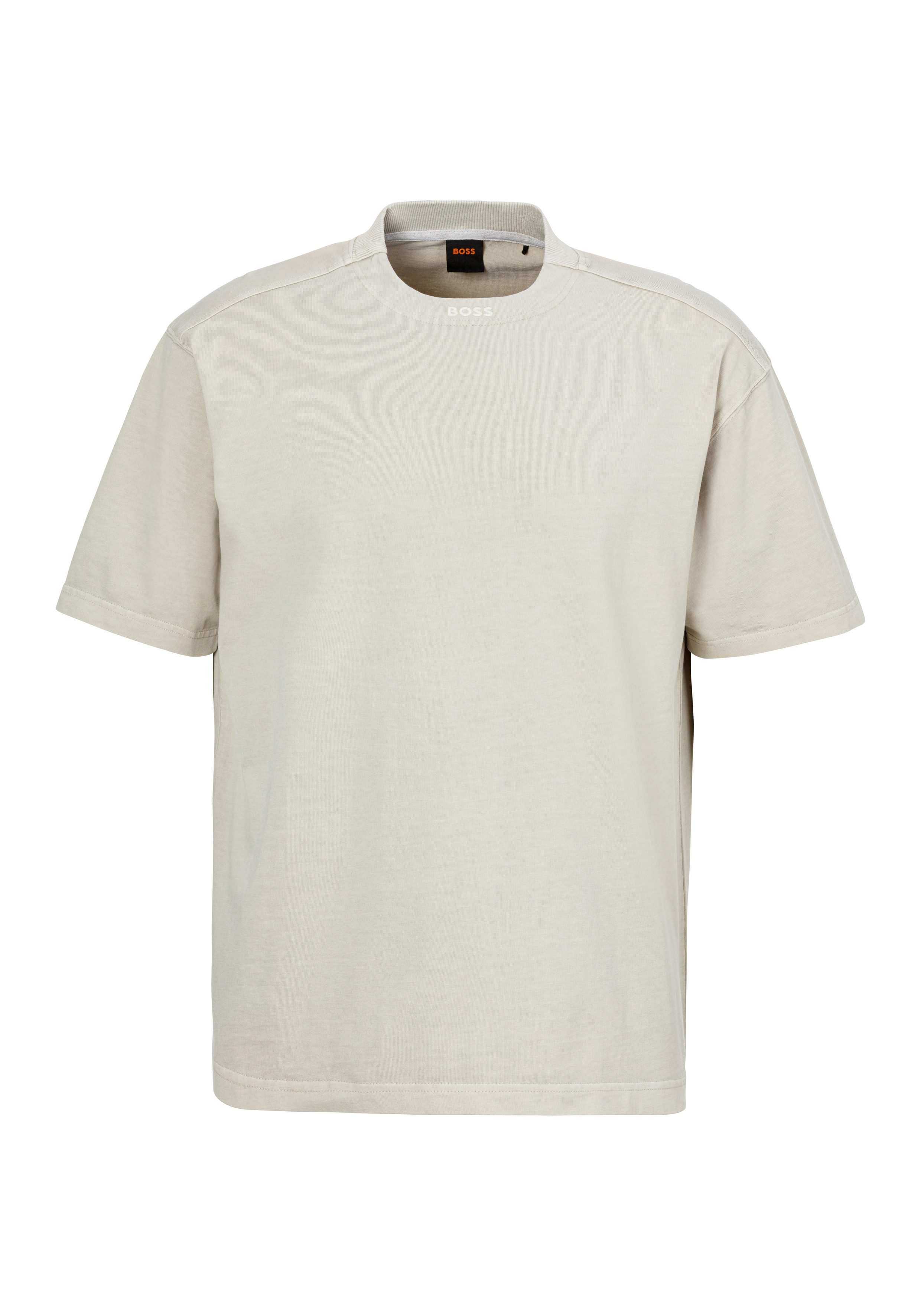Boss Orange T-shirt Te Dye met een ronde hals