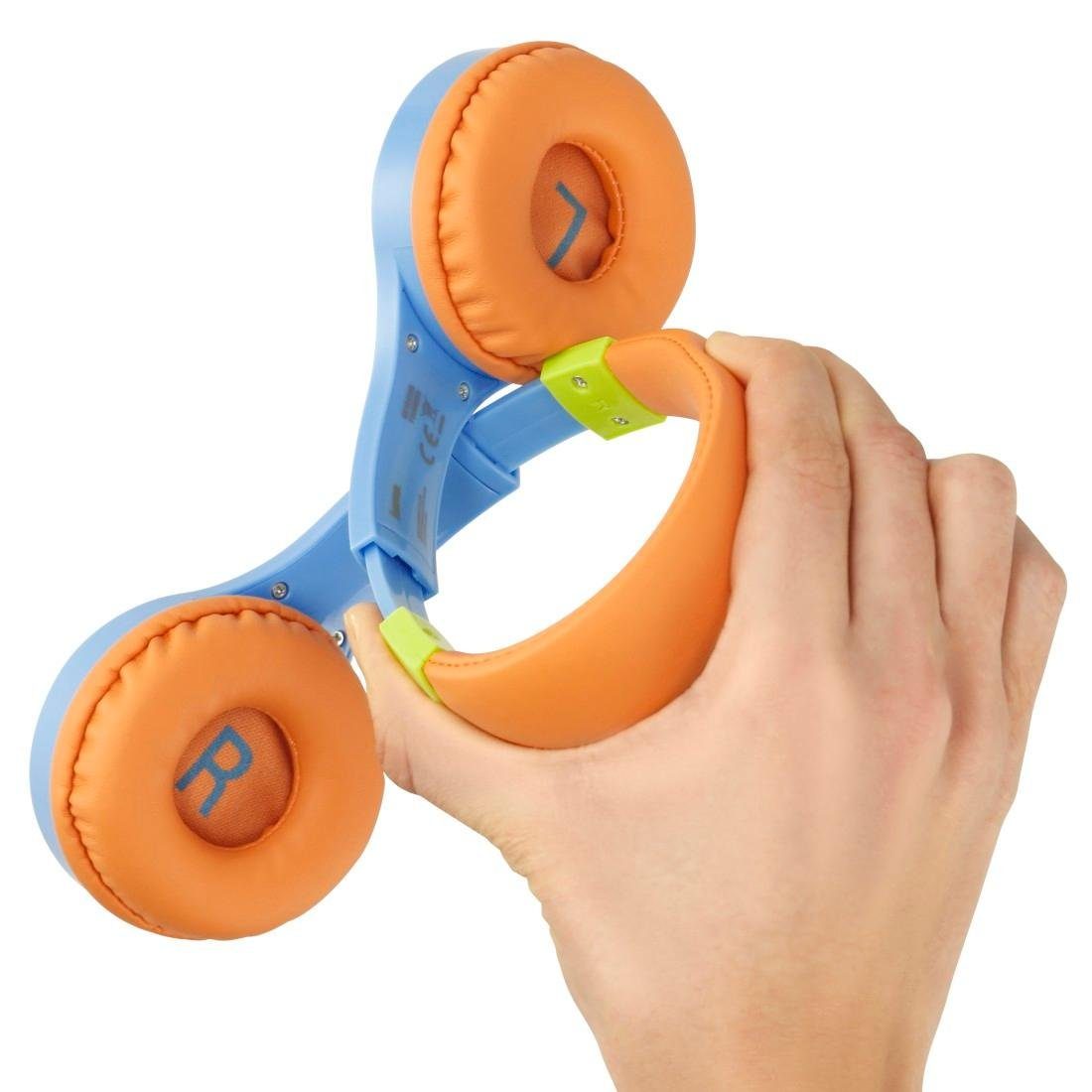 Hama Kinder koptelefoon Kindkoptelefoon met kabel (85 dB volume beperking, on-ear) Maat verstelbaar, geïntegreerde microfoon, Siri en Google Assistant