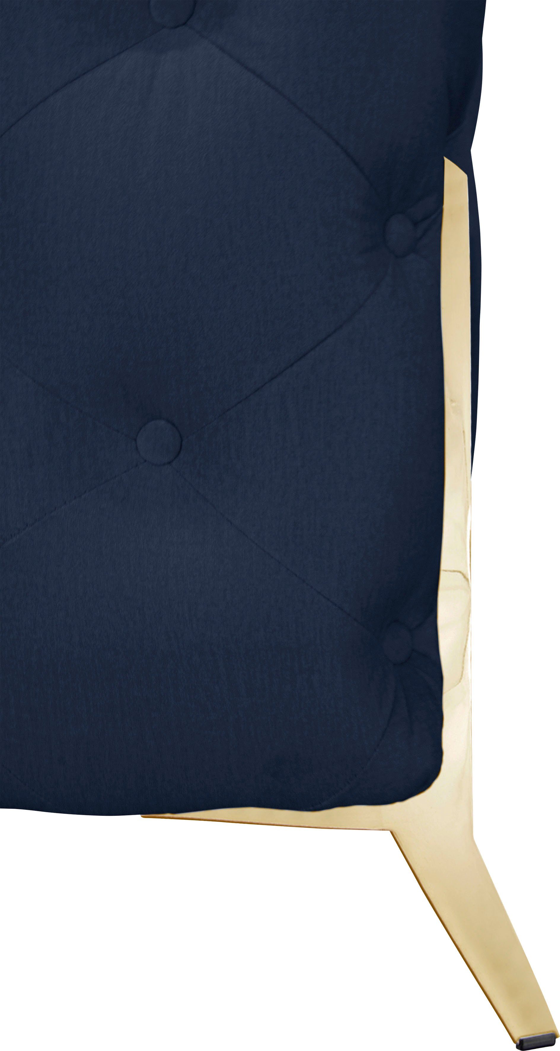 Leonique Chesterfield-bank Amaury luxueuze capitonnage, moderne chesterfield look, kleur van de poten ter keuze