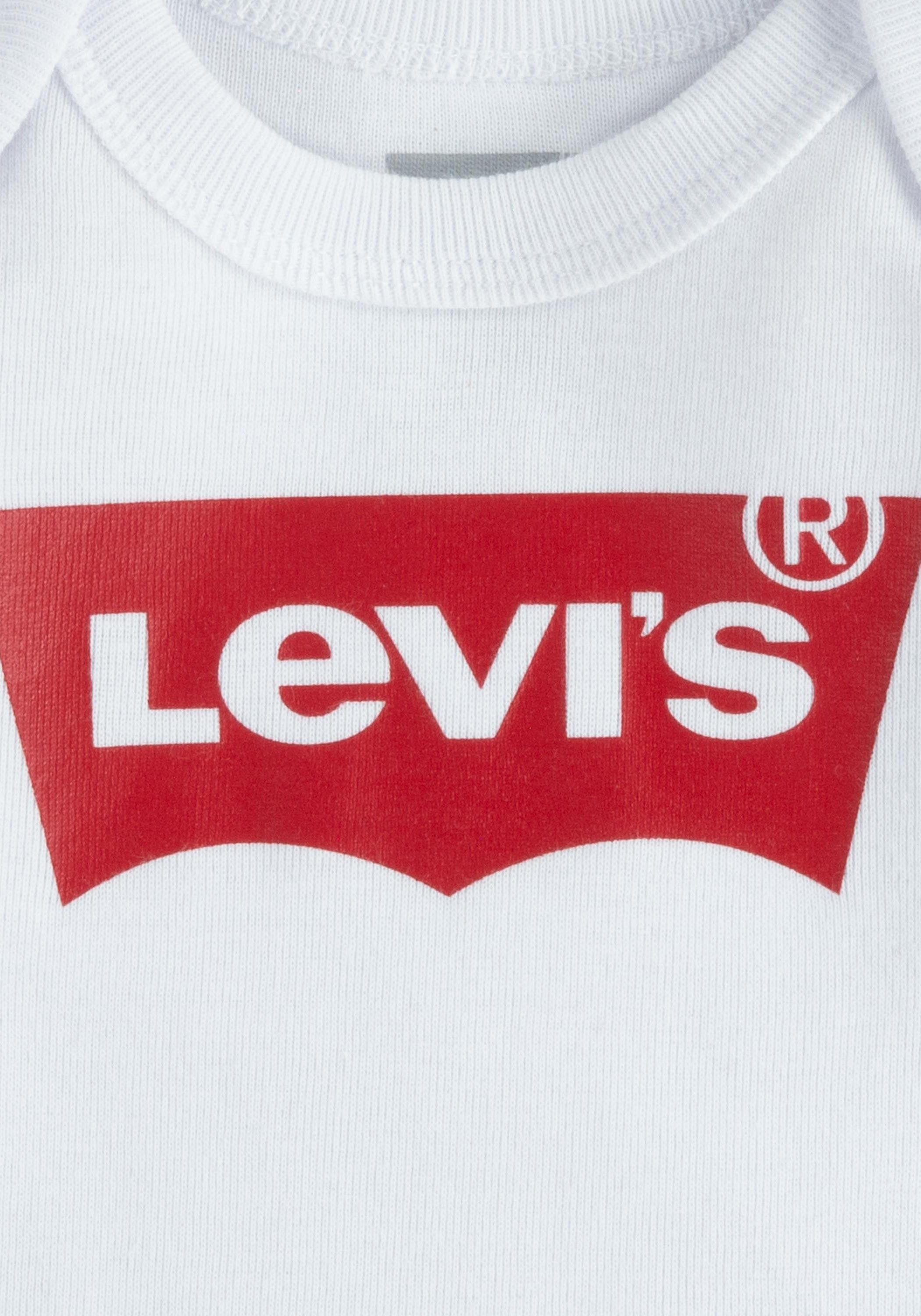 Levi's Kidswear Body met korte mouwen BATWING 2PK BODYSUIT UNISEX van Levi's® Kids voor baby's (2-delig)