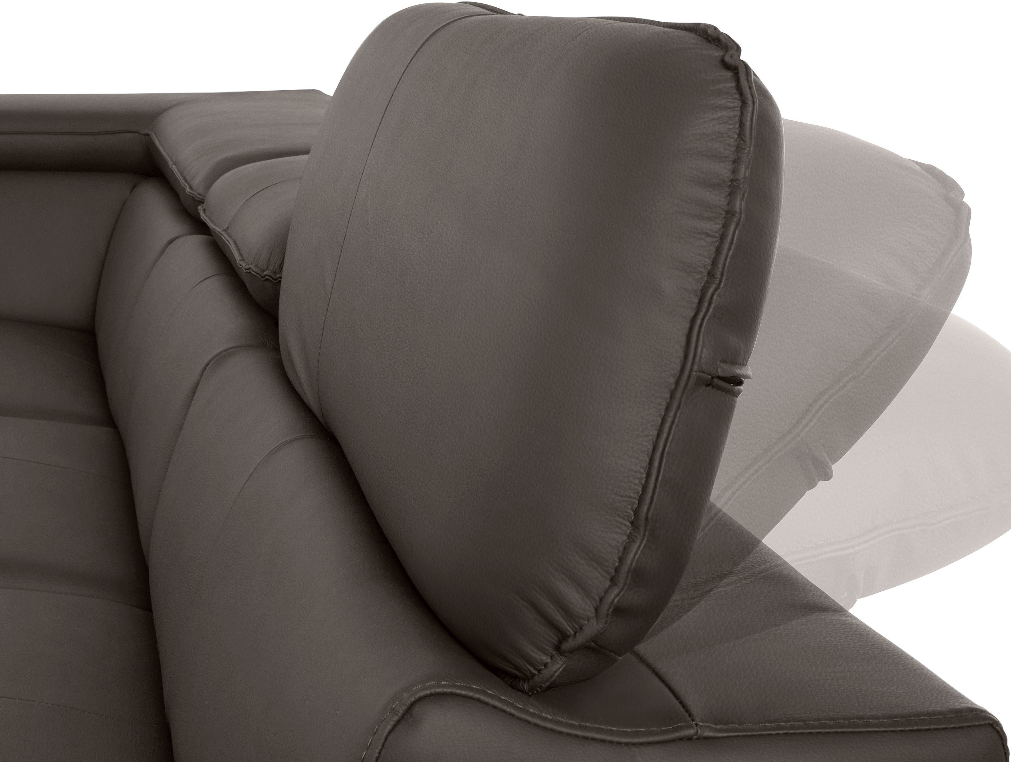 COTTA Hoekbank Driver L-vorm met verstelbaar hoofdeind, naar keuze met slaapfunctie & bedkist