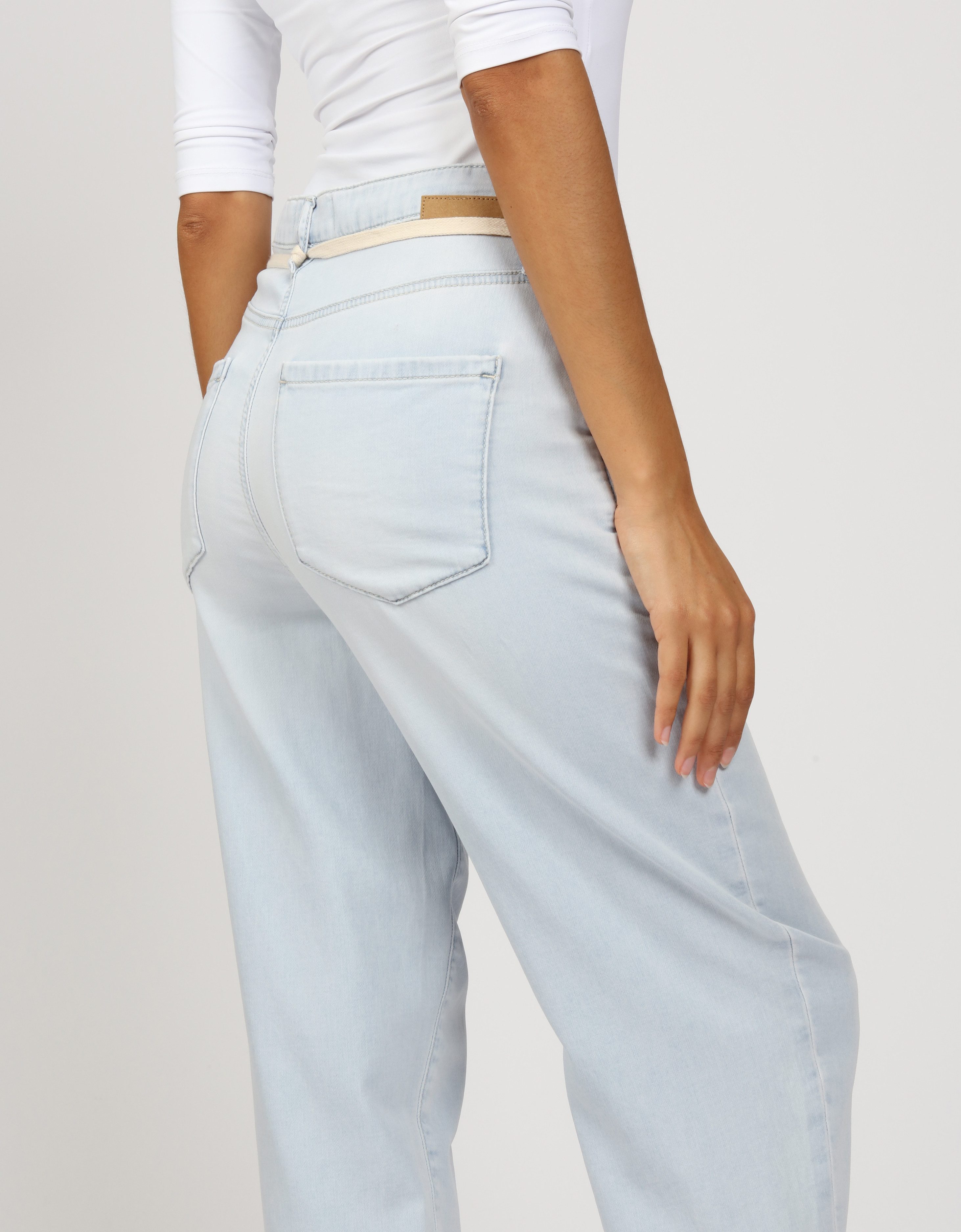 GANG 5-pocket jeans 94VIA JOGGER met koordriem en o-vorm