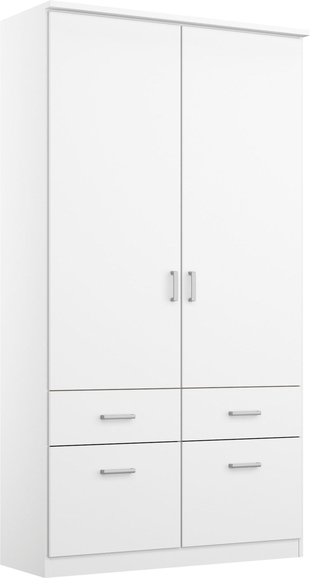 rauch Kledingkast kast garderobe plafondhoge kast BREMEN kledingkasten wit