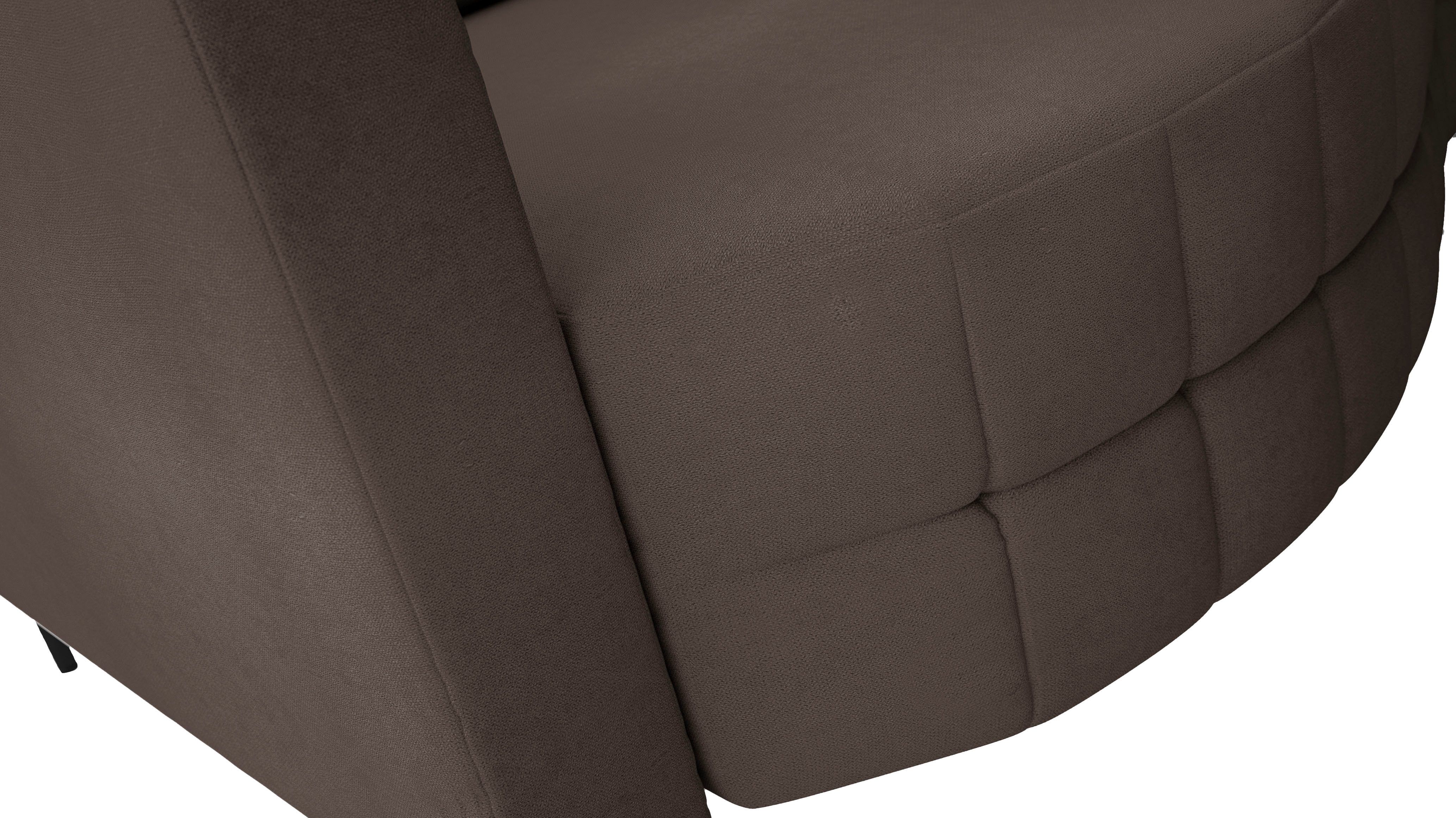 exxpo - sofa fashion Loungebank T wiggy slaapbank met bedfunctie en bedlade, comfortabele bonellvering, super zitcomfort, elegante vormtaal
