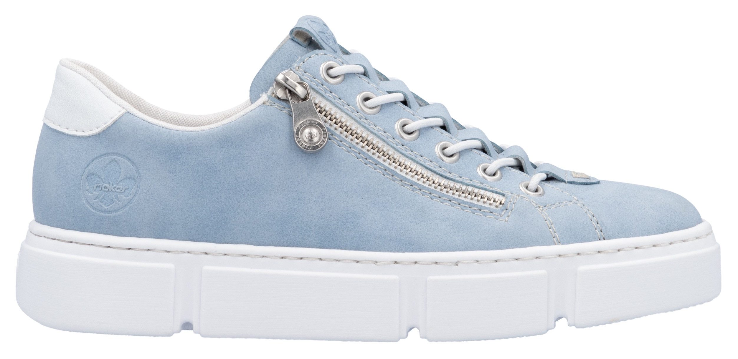 Rieker Slip-on sneakers met buitenrits, vrijetijdsschoen, lage schoen, instapschoen