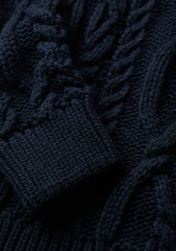 Superdry Gebreide trui VINTAGE HIGH NECK CABLE KNIT