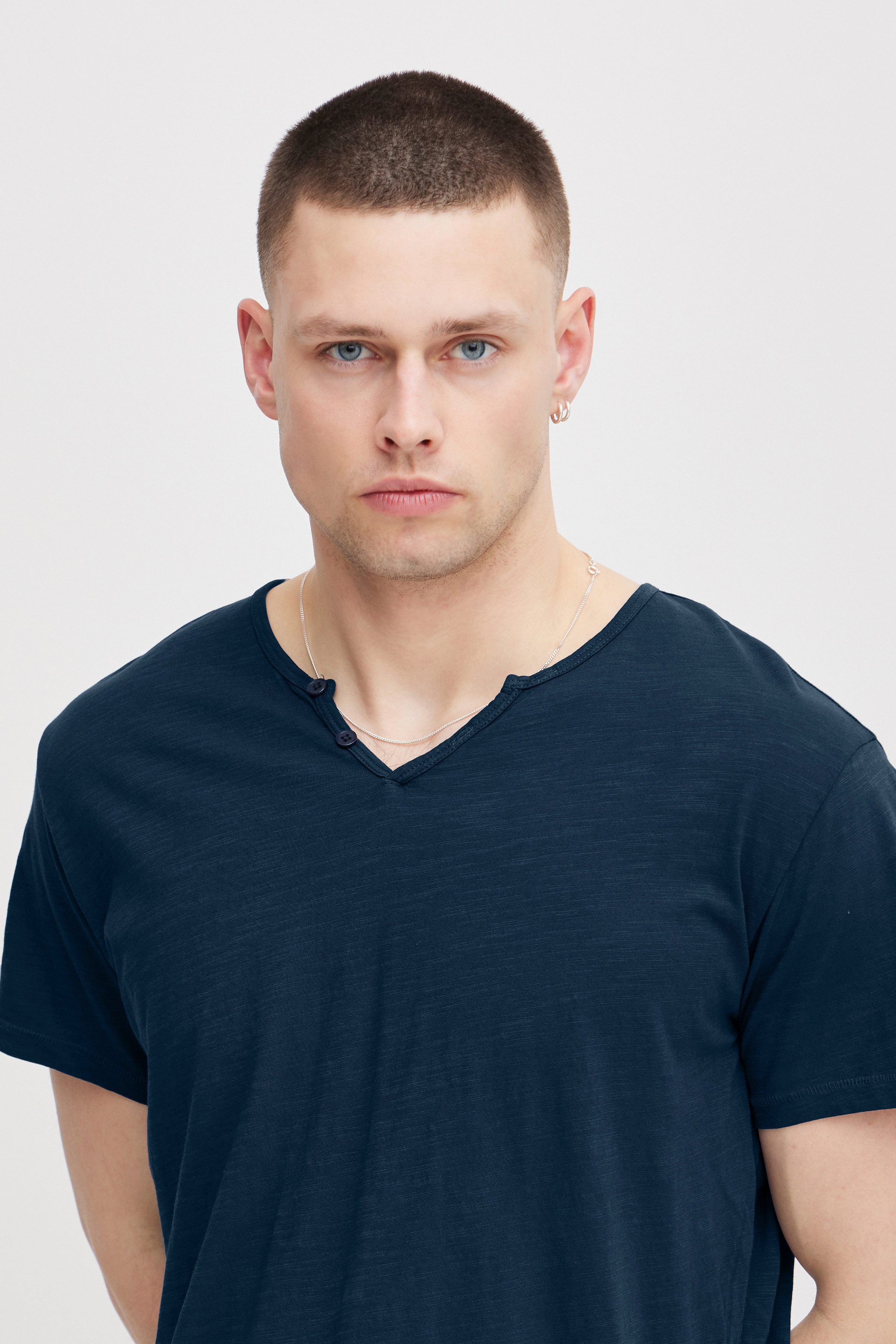 Blend T-shirt BHAshton split neck tee