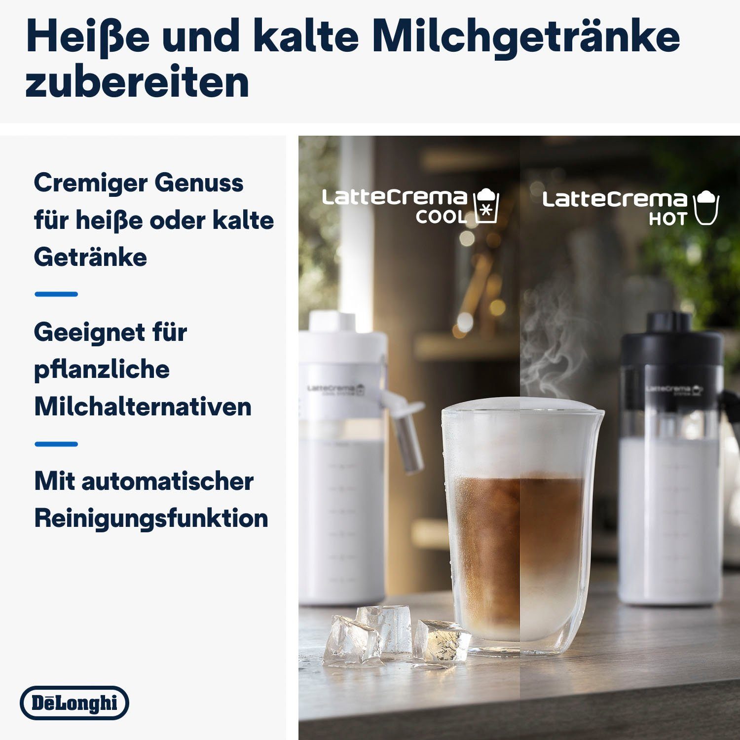 De'Longhi Volautomatisch koffiezetapparaat Eletta Explore Cold Brew ECAM450.86.T - 100 Rezepte (App), heiß & kalt