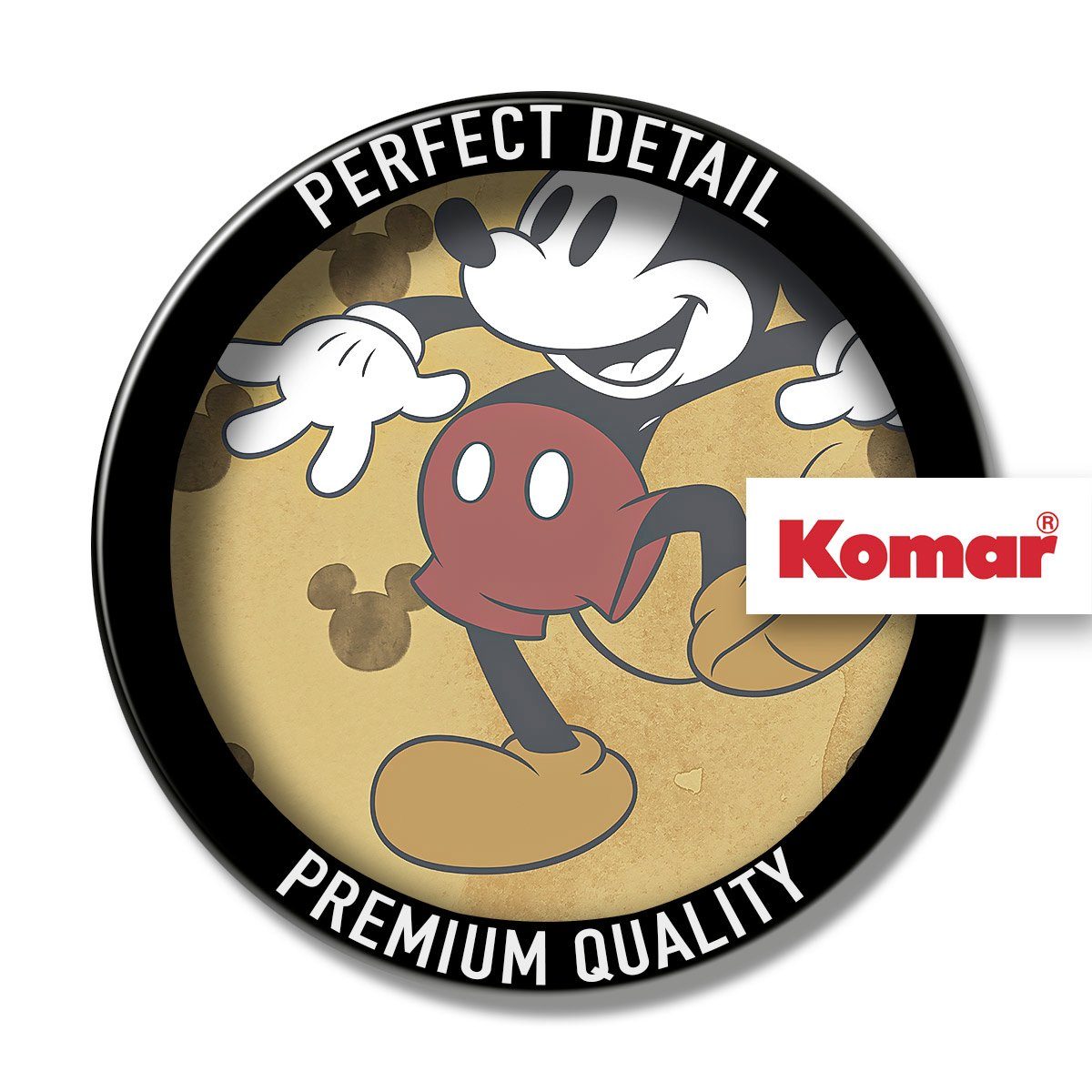 Komar Vliesbehang Digitale print vlies - Mickey Tap dance - Afmeting 200 x 250 cm (1 stuk)