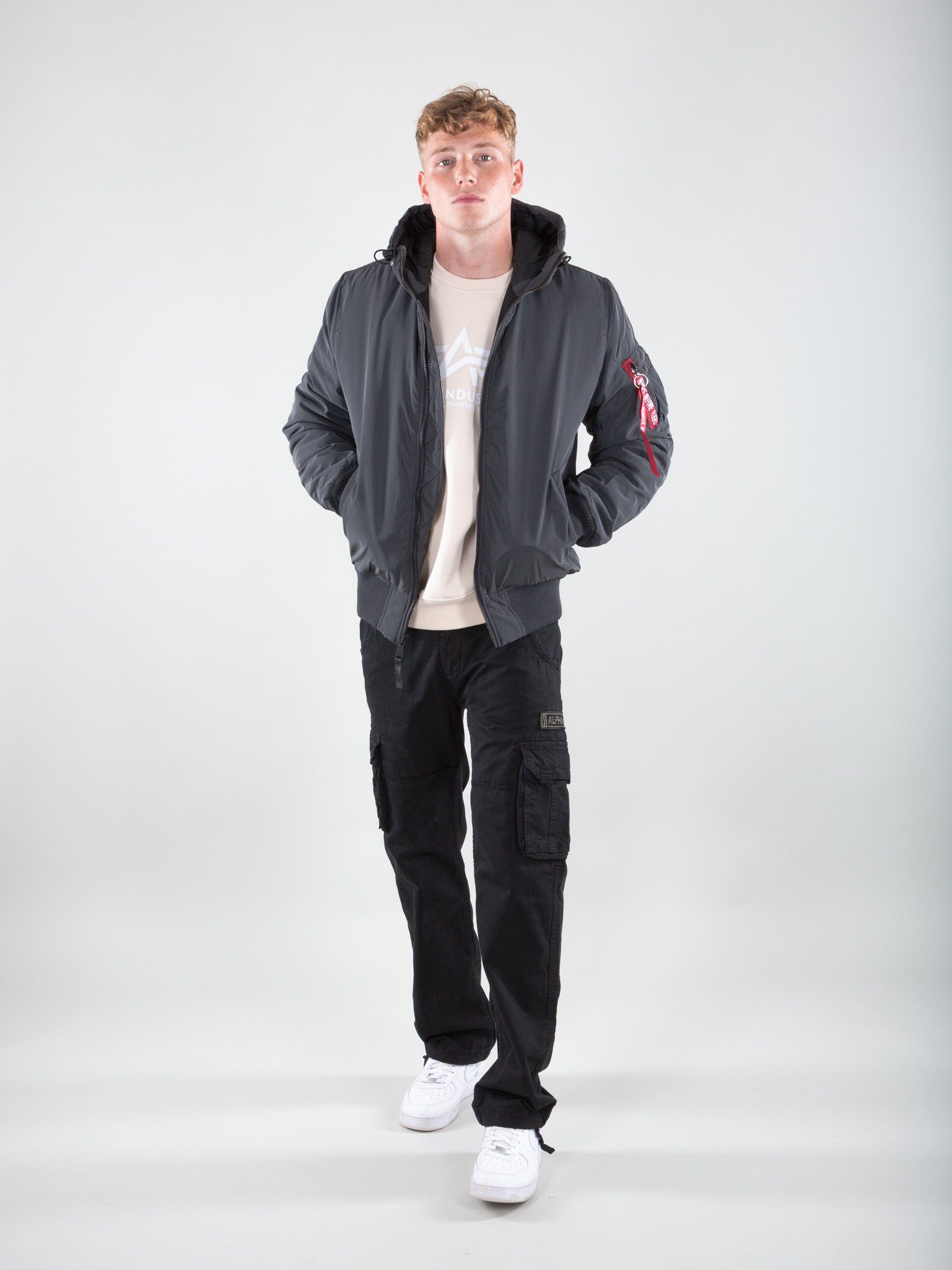 Alpha Industries Bomberjack MA-1 Hooded Reflective