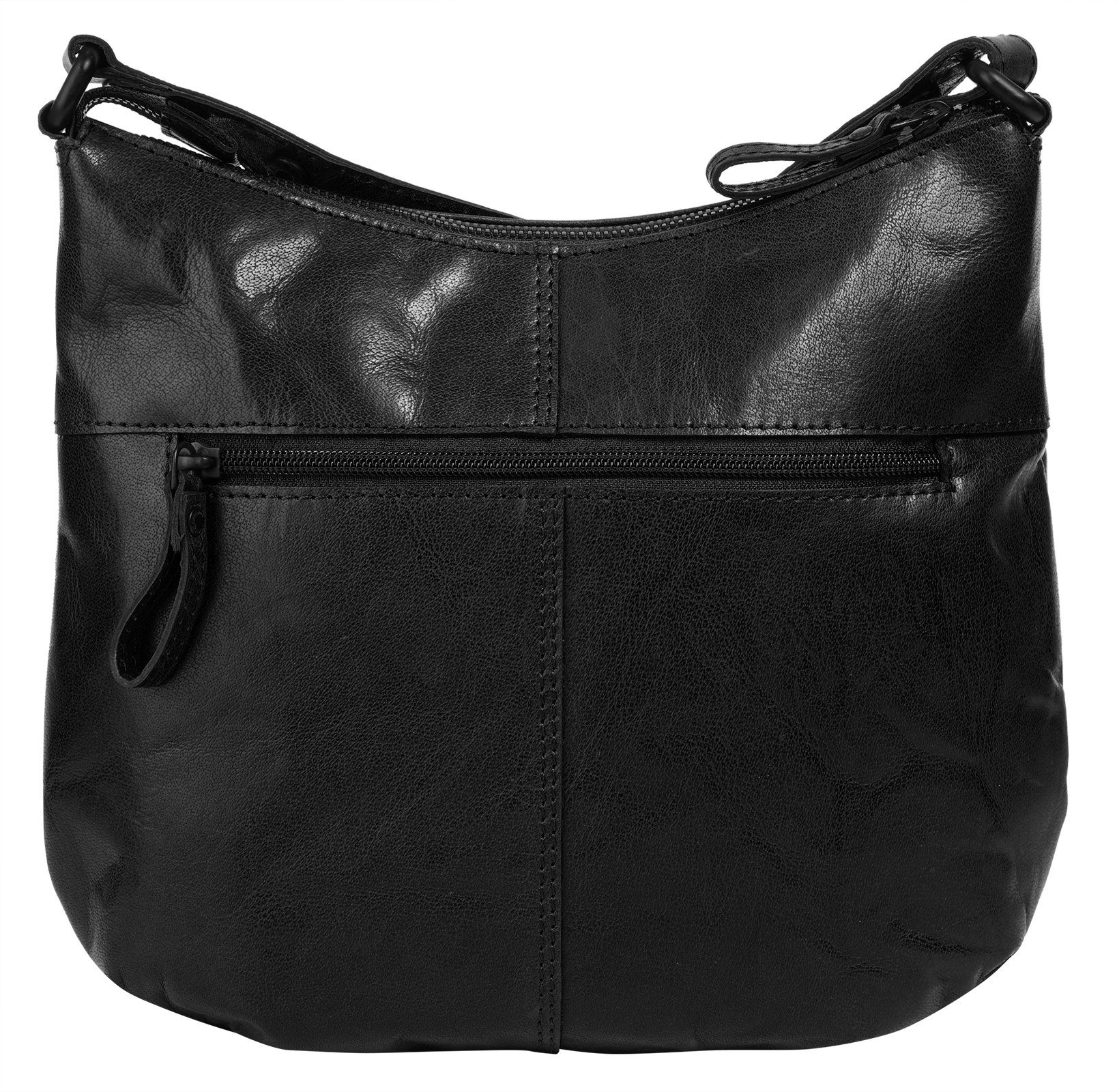 Spikes & Sparrow Schoudertas echt leder