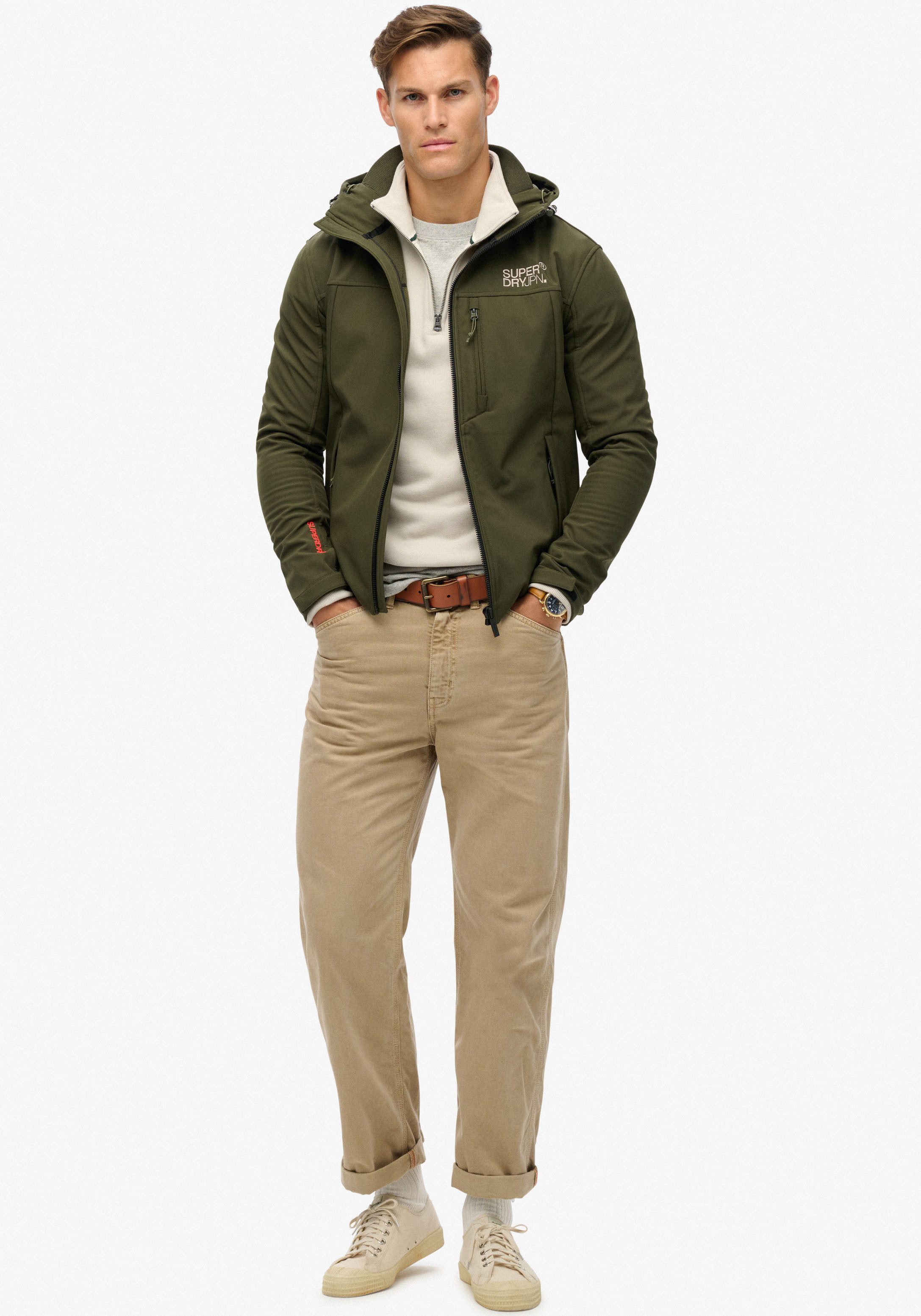 Superdry Outdoorjack HOODED SOFT SHELL TREKKER JKT