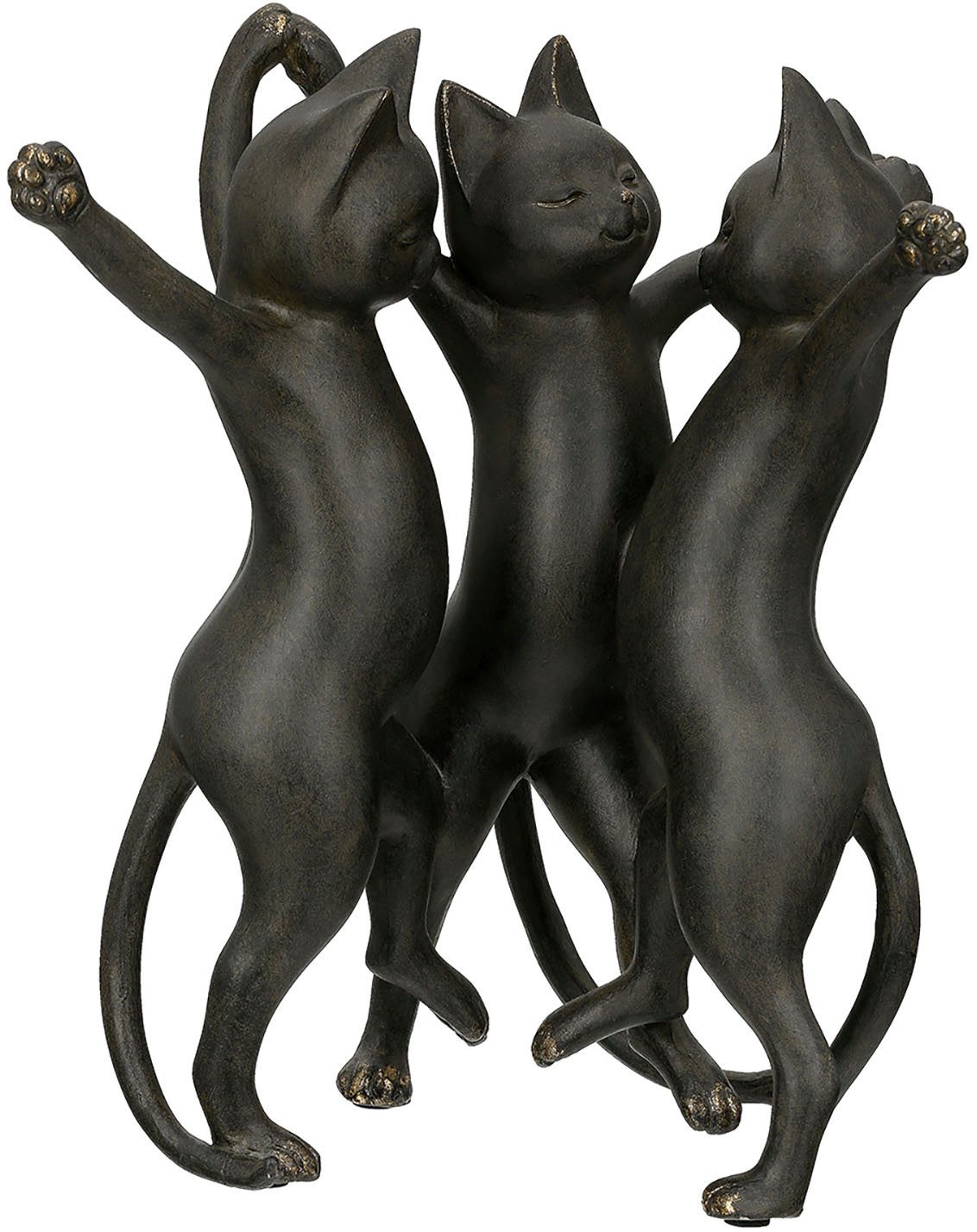 GILDE Dierfiguur Kat Gatto-Trio, zwart (1 stuk)