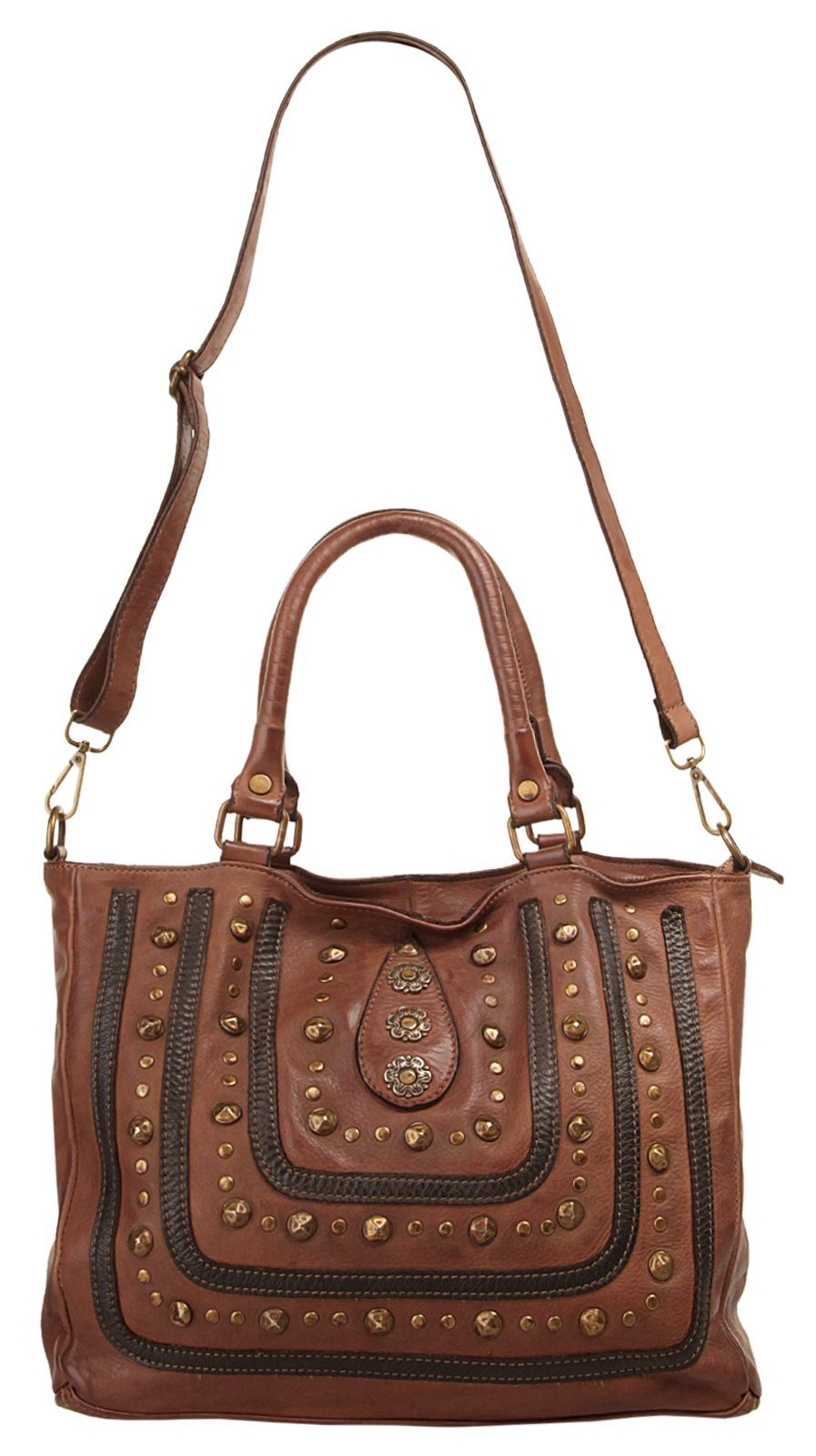 Samantha Look Shopper echt leer, made in italy