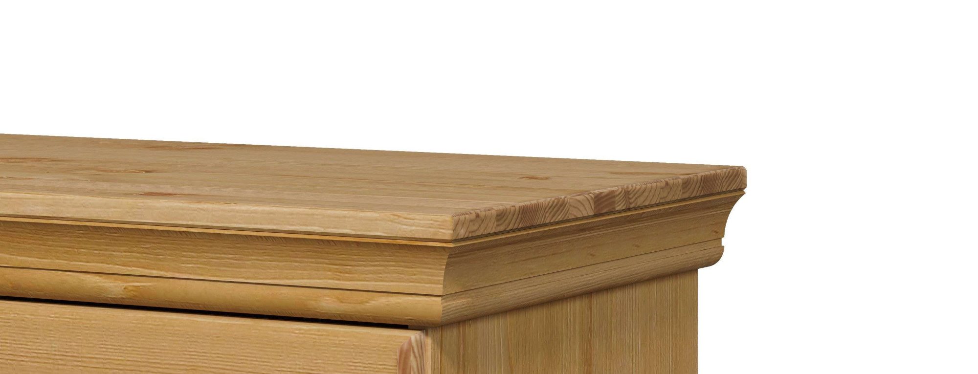 Home affaire Buffetkast Rügen gecertificeerd massief hout, hoogte 168 cm, in landhuisstijl