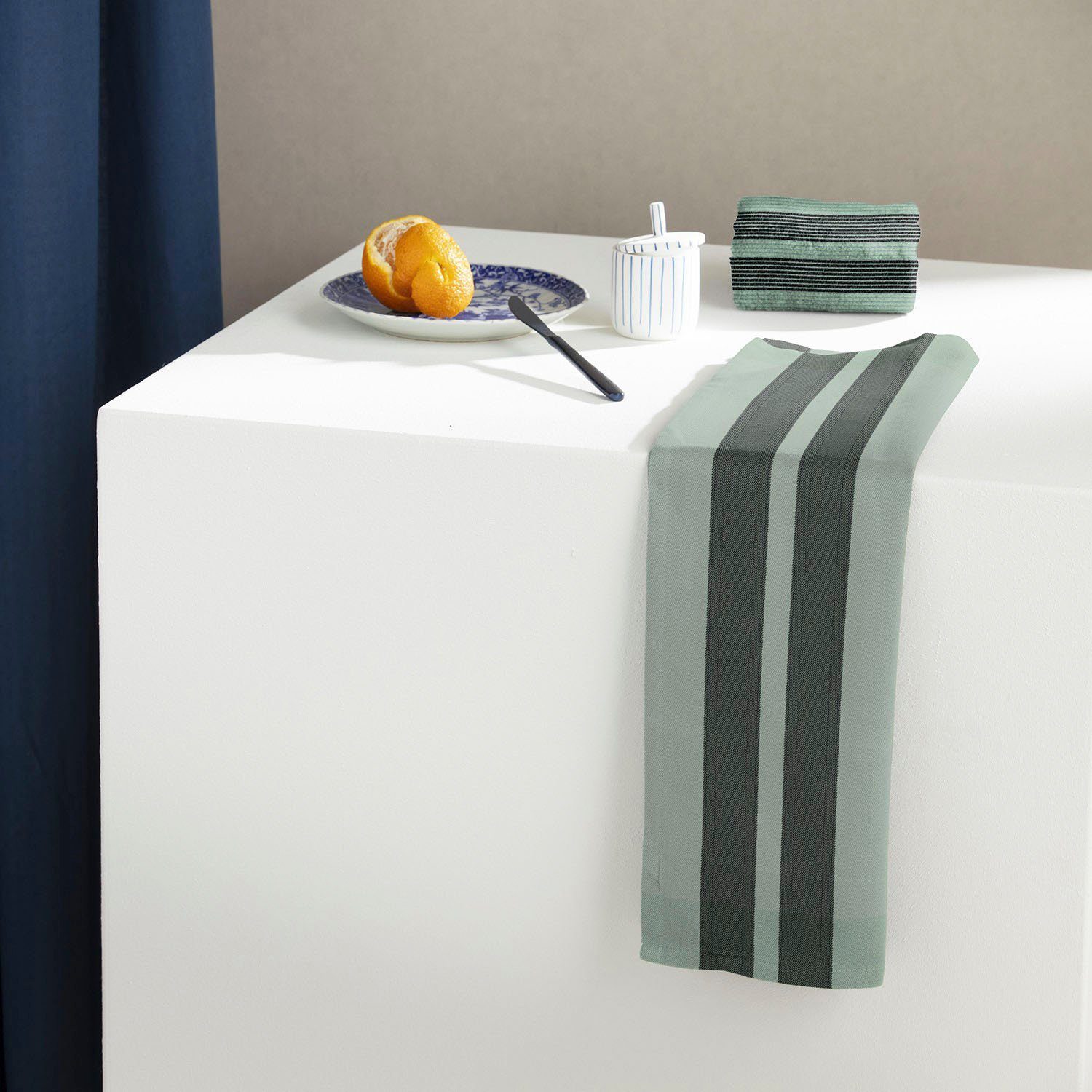 DDDDD Theedoek Baxter Jacquard-stof, 60 x 65 cm (set, 6-delig)