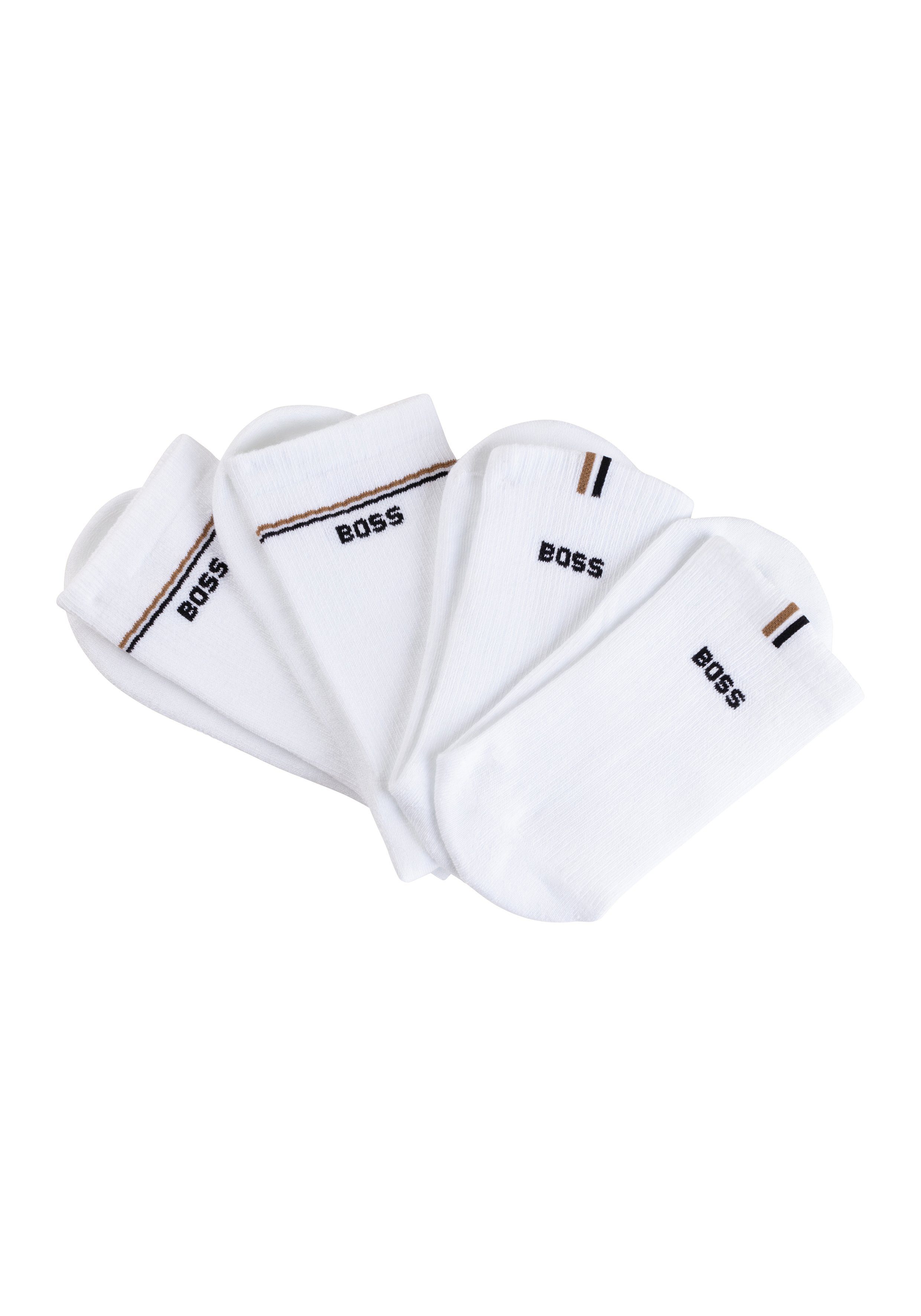 BOSS Sokken 2P QS Iconic CC W met boss logo-opdruk (set, 2 paar, 2 stuks)
