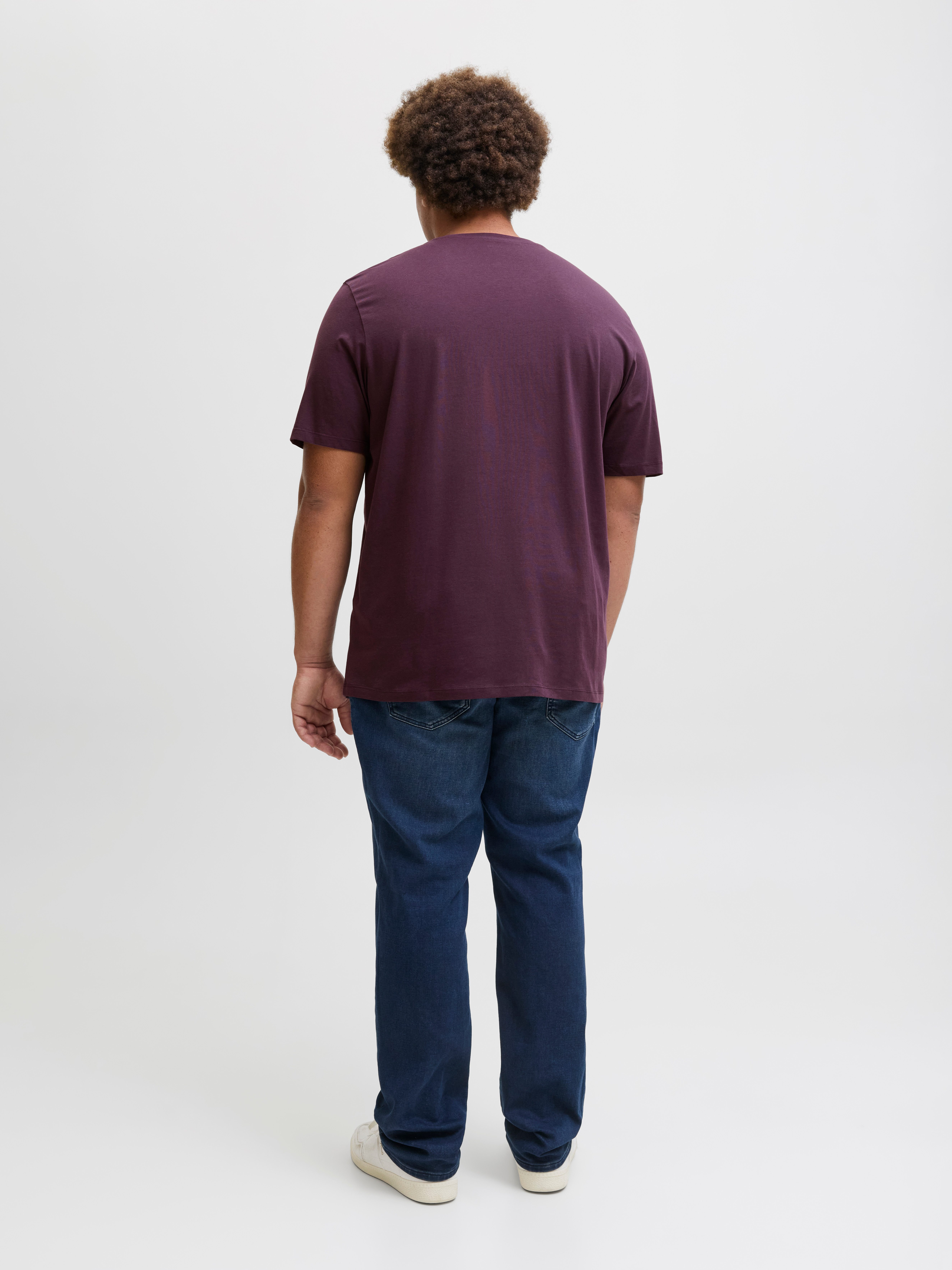 Jack & Jones PlusSize T-shirt JJELOGO TEE SS ONECK 2 COL AW25 NOOS PLS