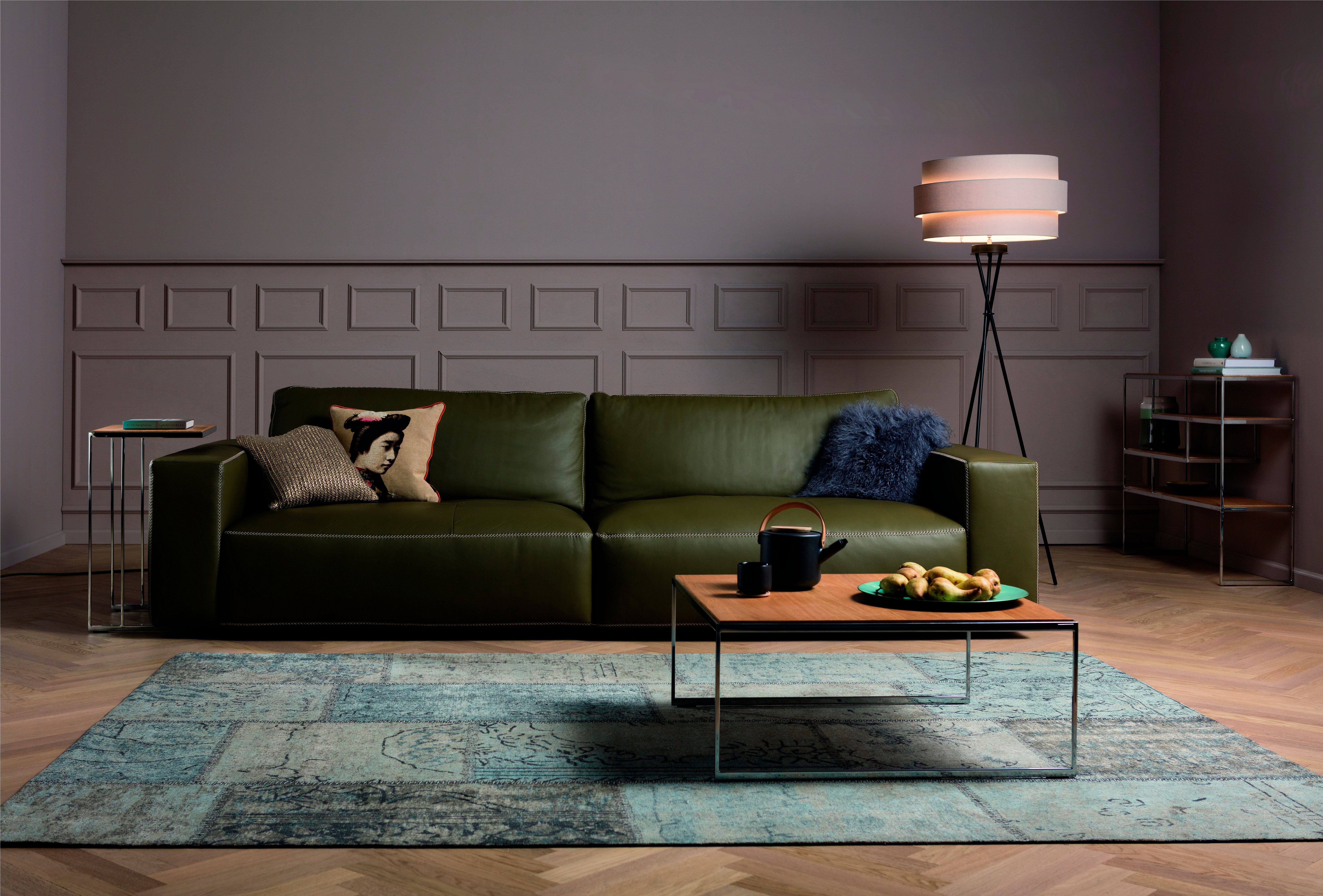 Gallery M Vloerkleed Patch Platweefsel, woonkamer