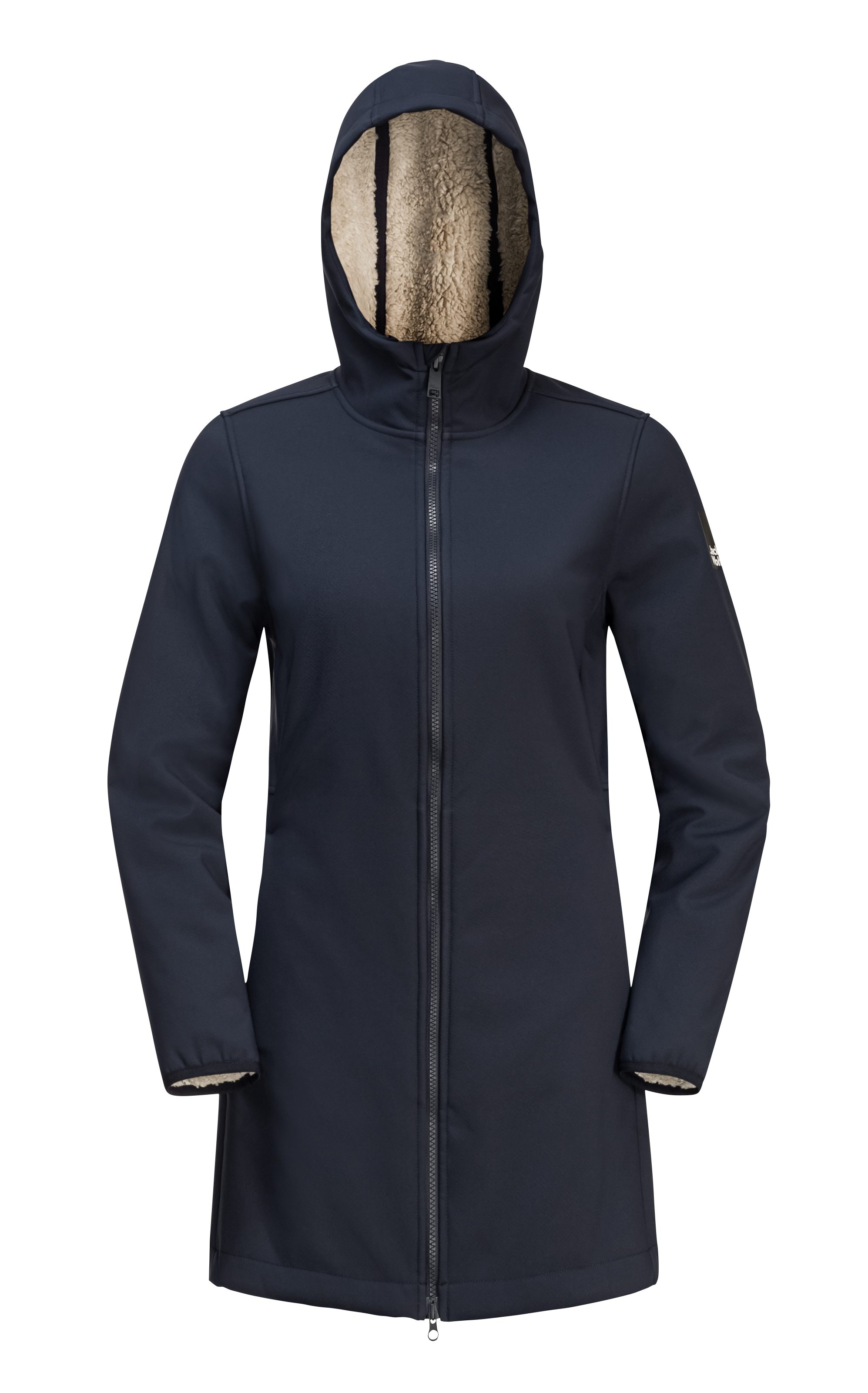 Jack Wolfskin Softshell-jas WINDLAND COAT W met een capuchon