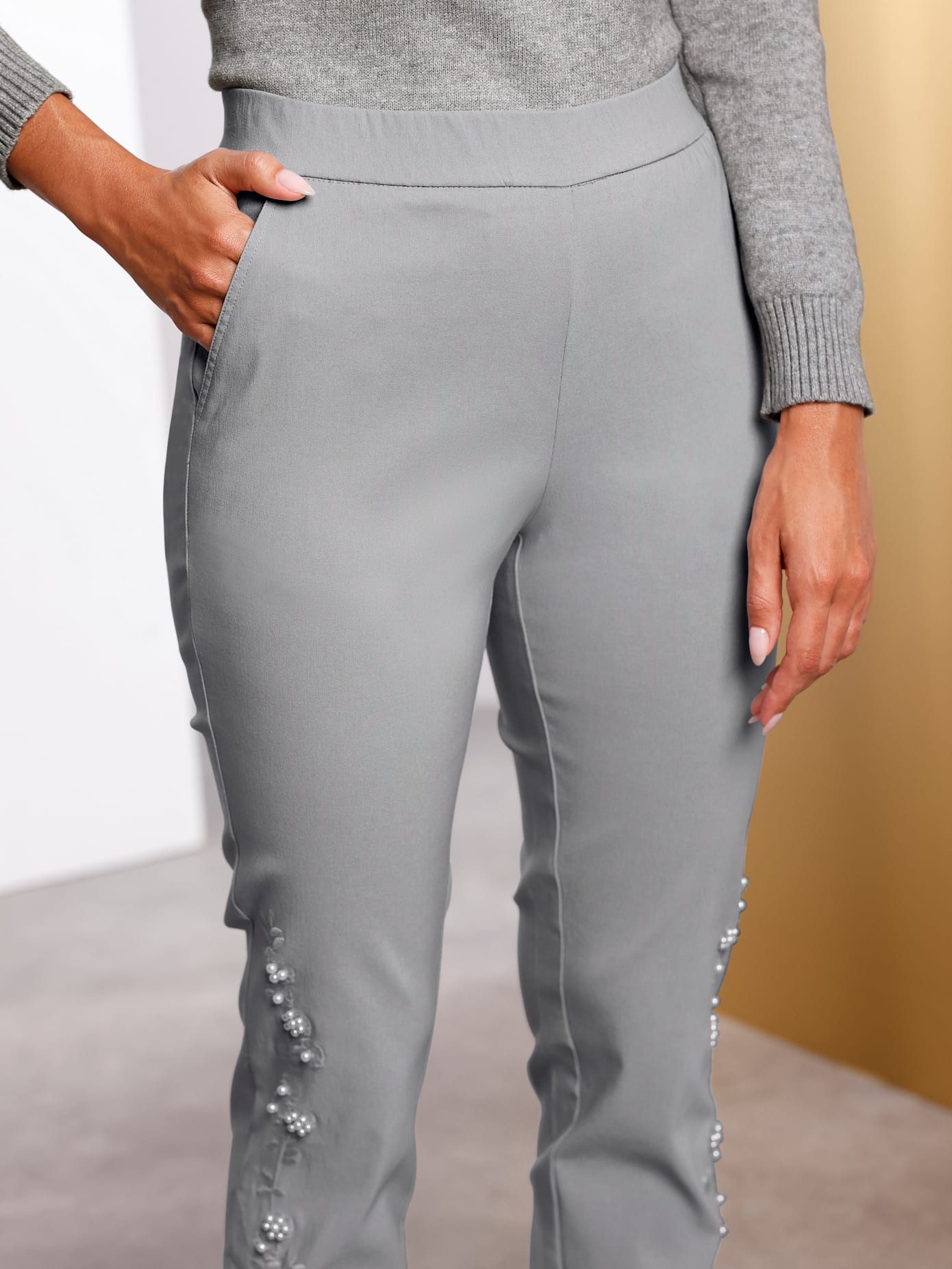 Lady Geweven broek