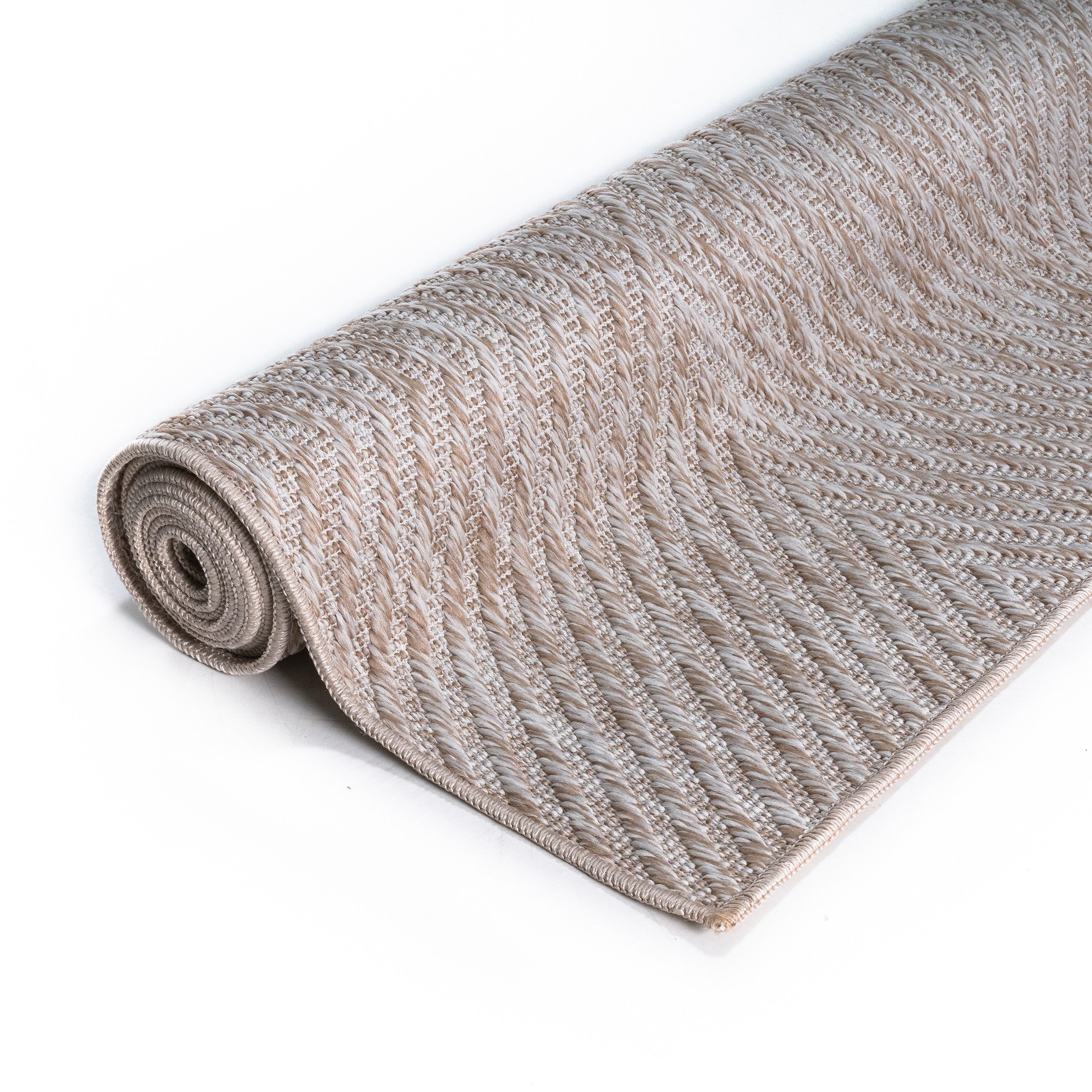 my home Vloerkleed R114A Geschikt voor binnen en buiten, sisal-look, weerbestendig & uv-bestendig, boho