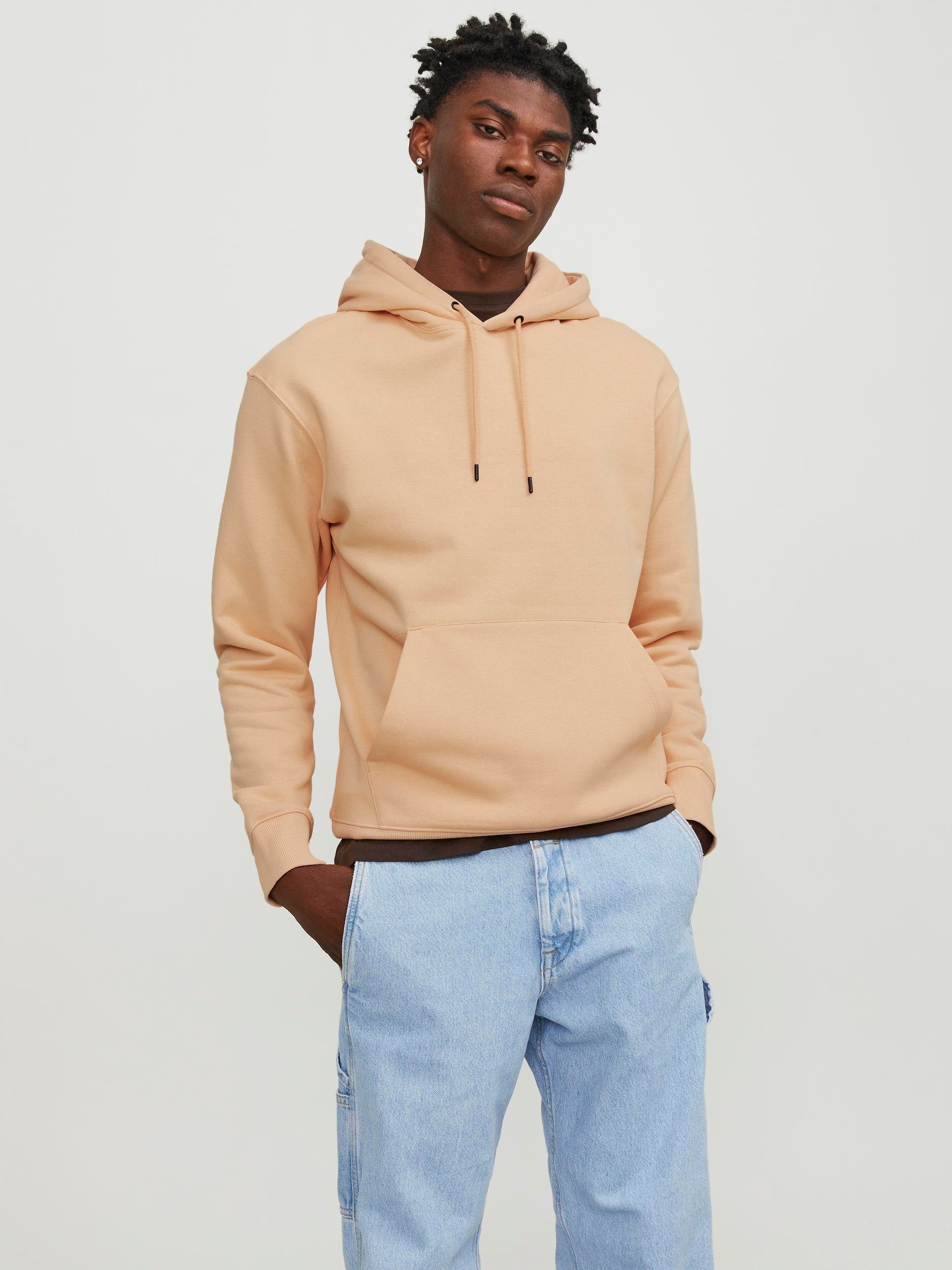 Jack & Jones Hoodie JJESTAR BASIC SWEAT HOOD NOOS heren hoodies maat S oranje