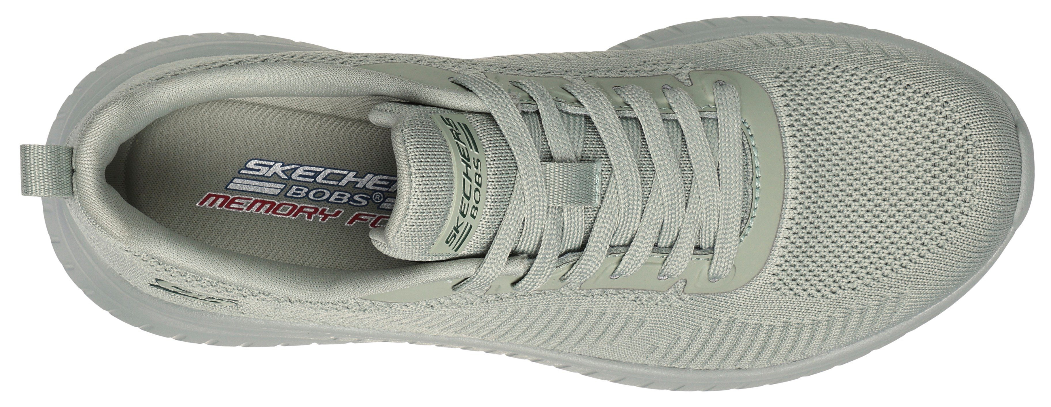 Skechers Sneakers BOBS SQUAD CHAOS FACE OFF , Vrijetijdsschoen, lage schoen, veterschoen met comfort binnenschoen