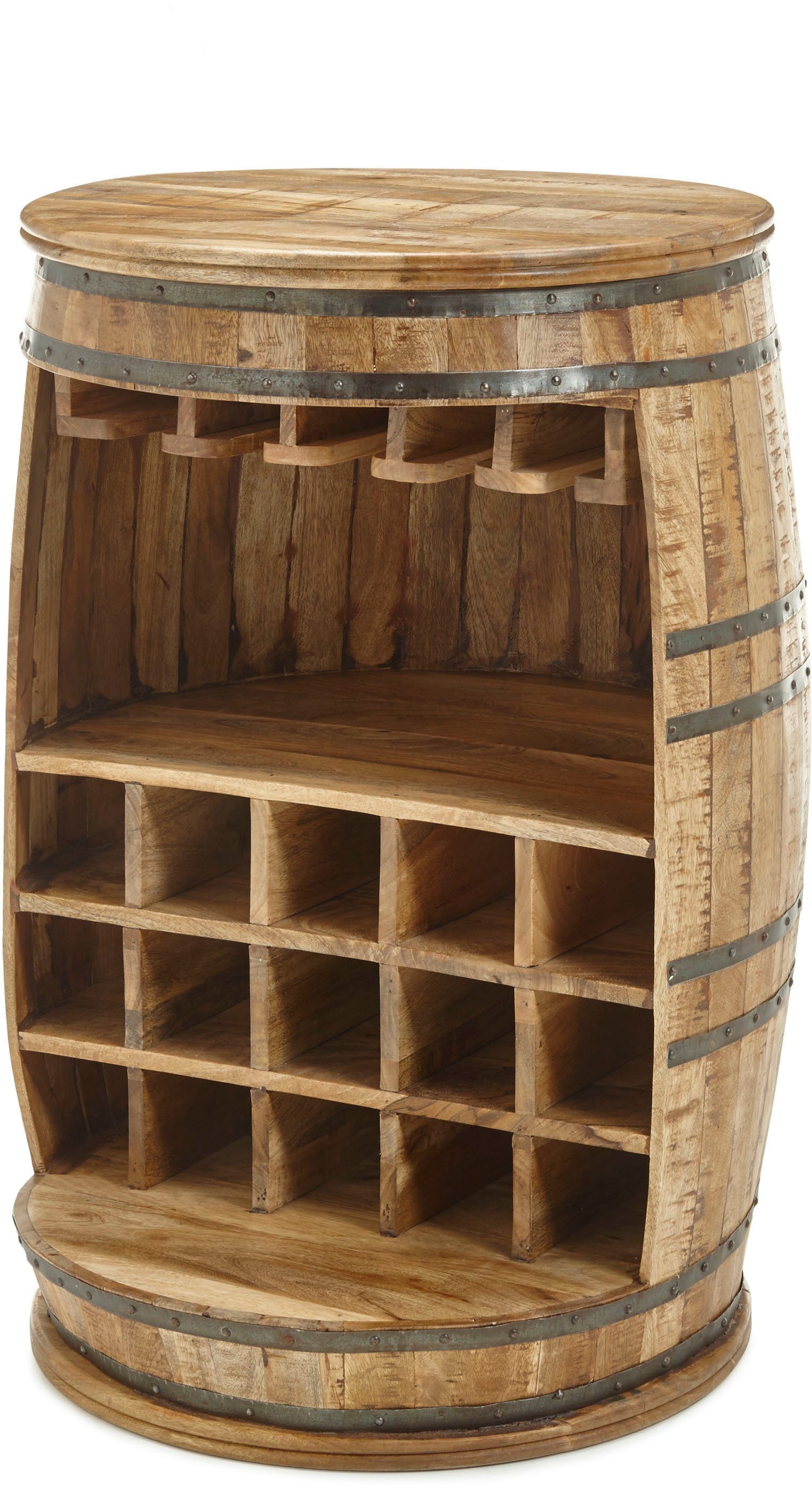 Stolkom Bartafel Fiasko Massief mango hout in vintage stijl