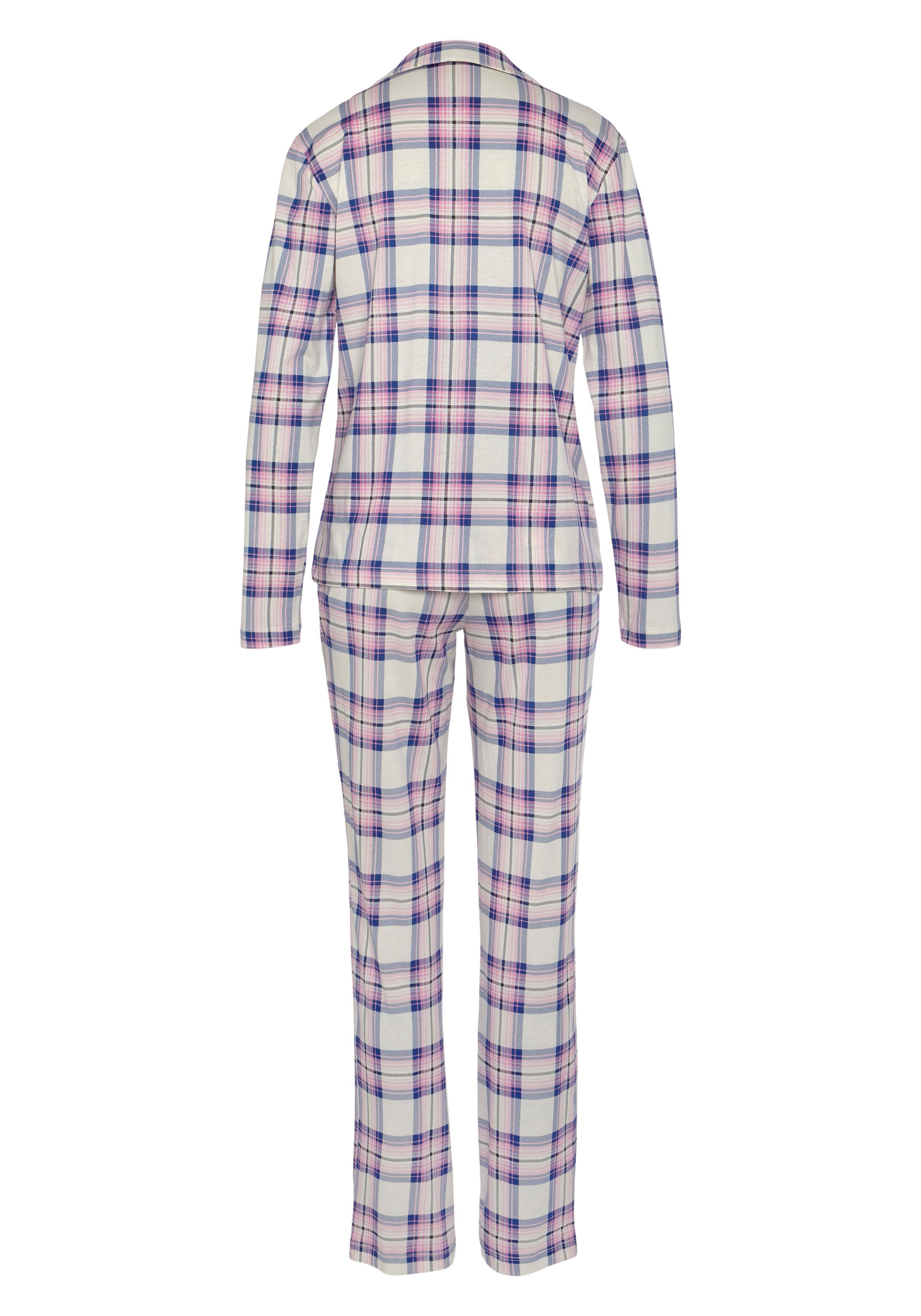 s.Oliver RED LABEL Beachwear Pyjama in klassieke stijl (2-delig)