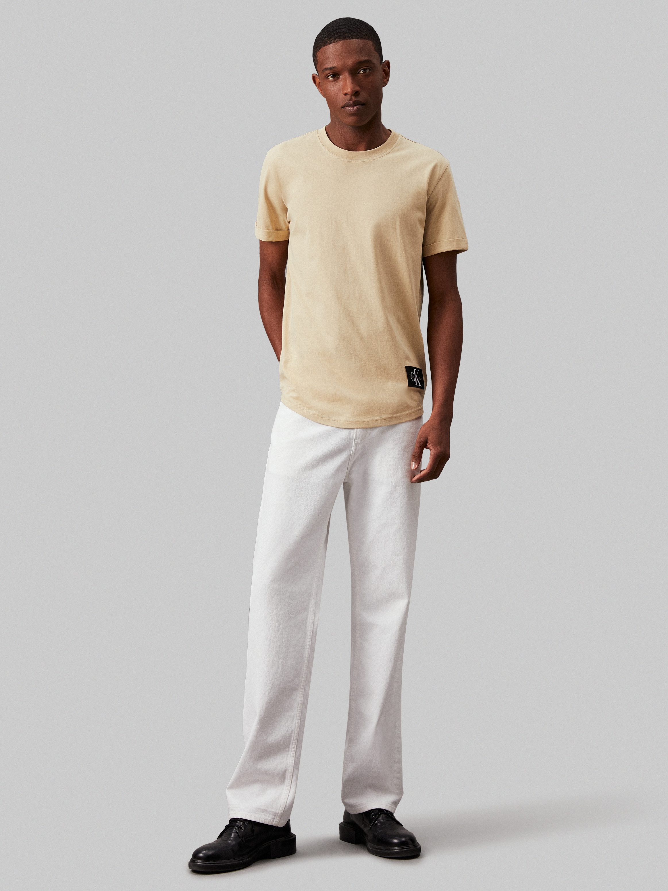 Calvin Klein T-shirt BADGE TURN UP SLEEVE