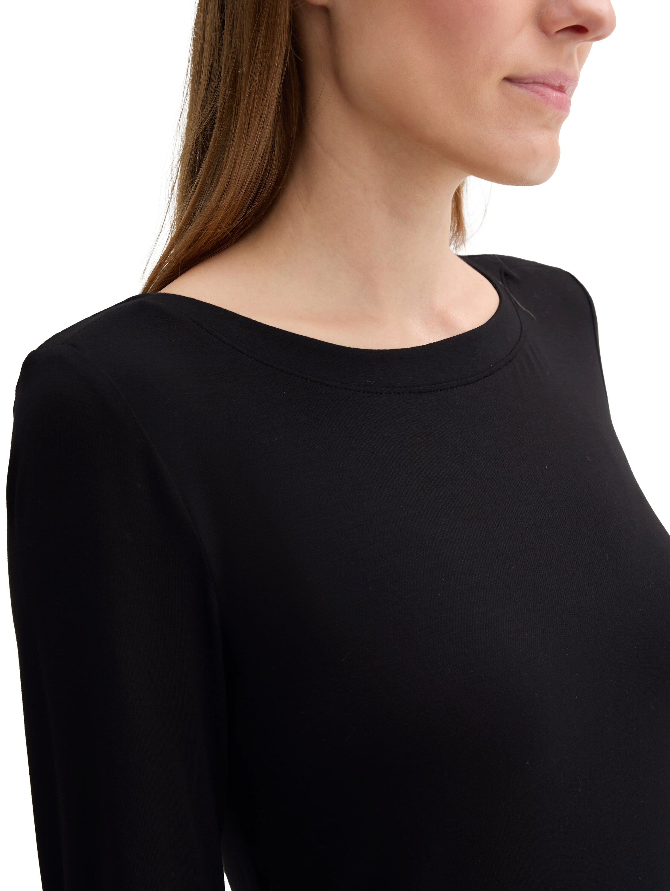 Tom Tailor Shirt met lange mouwen met boothals