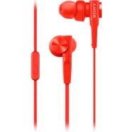 sony in-ear-hoofdtelefoon mdr-xb55ap rood
