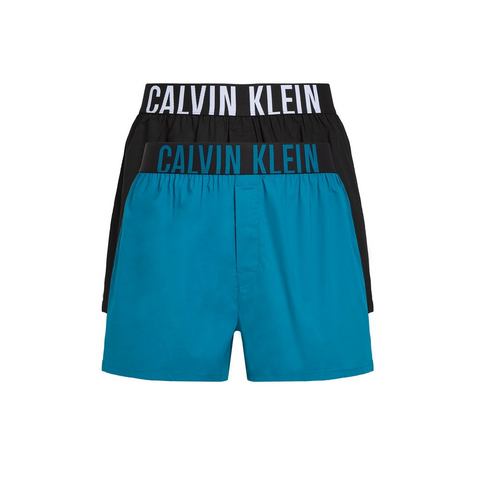 NU 20% KORTING: Calvin Klein Geweven boxershort BOXER SLIM 2PK (set, 2 stuks, 2 stuks)