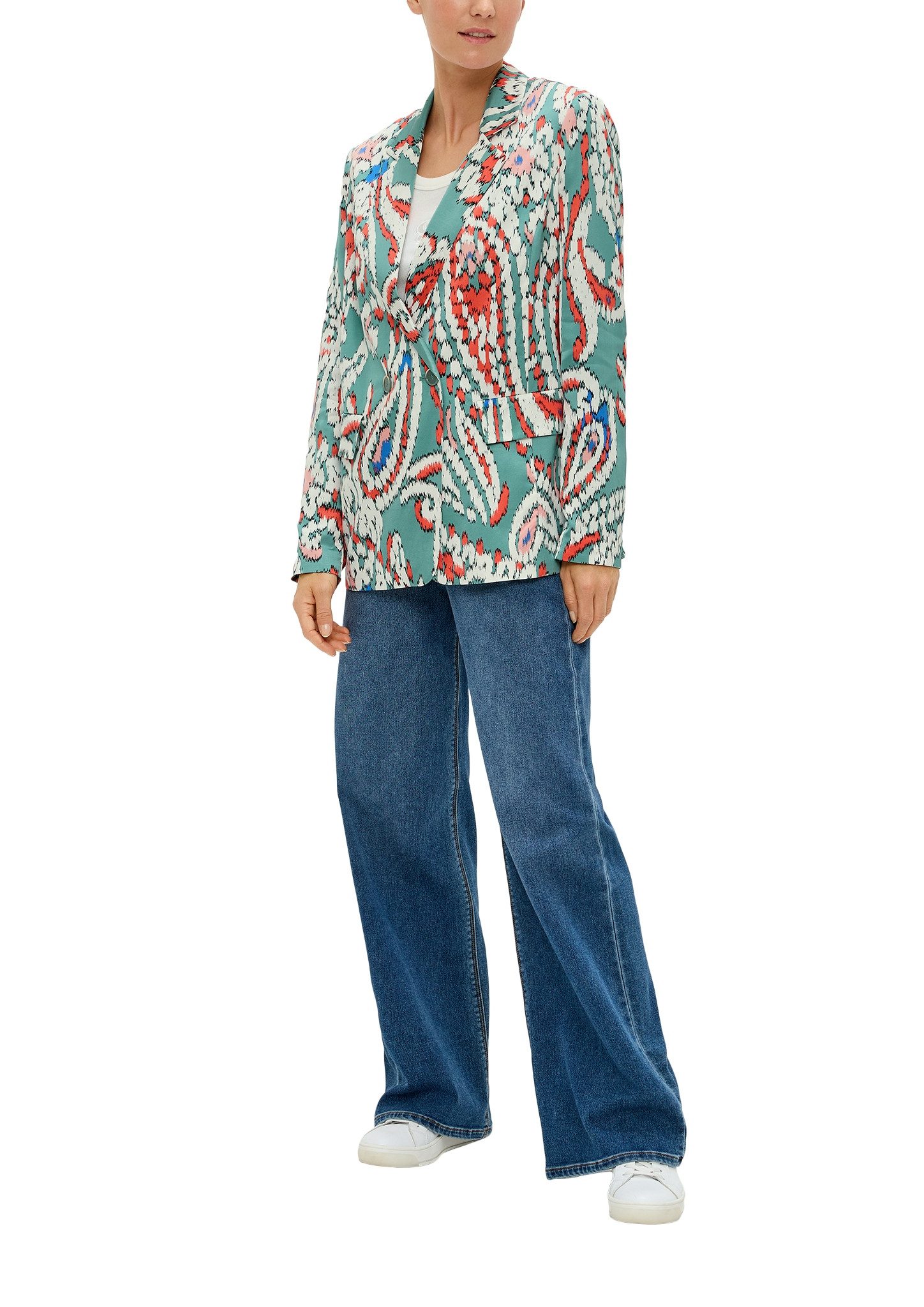 s.Oliver Blouseblazer met print all-over