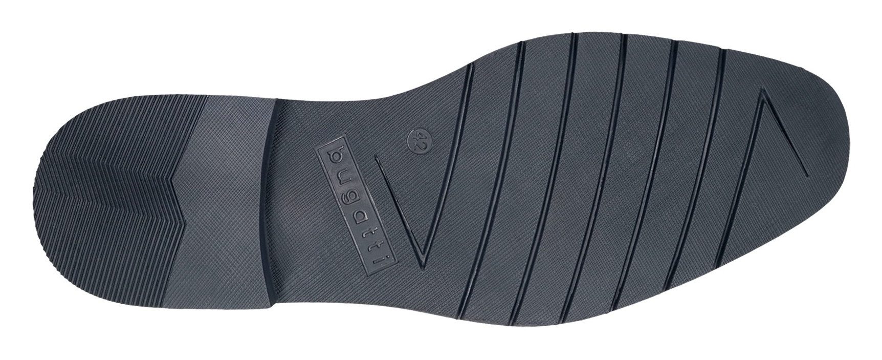Bugatti Veterschoenen , businessschoen, avond-schoen met kleine stretchinzetten, breedte g