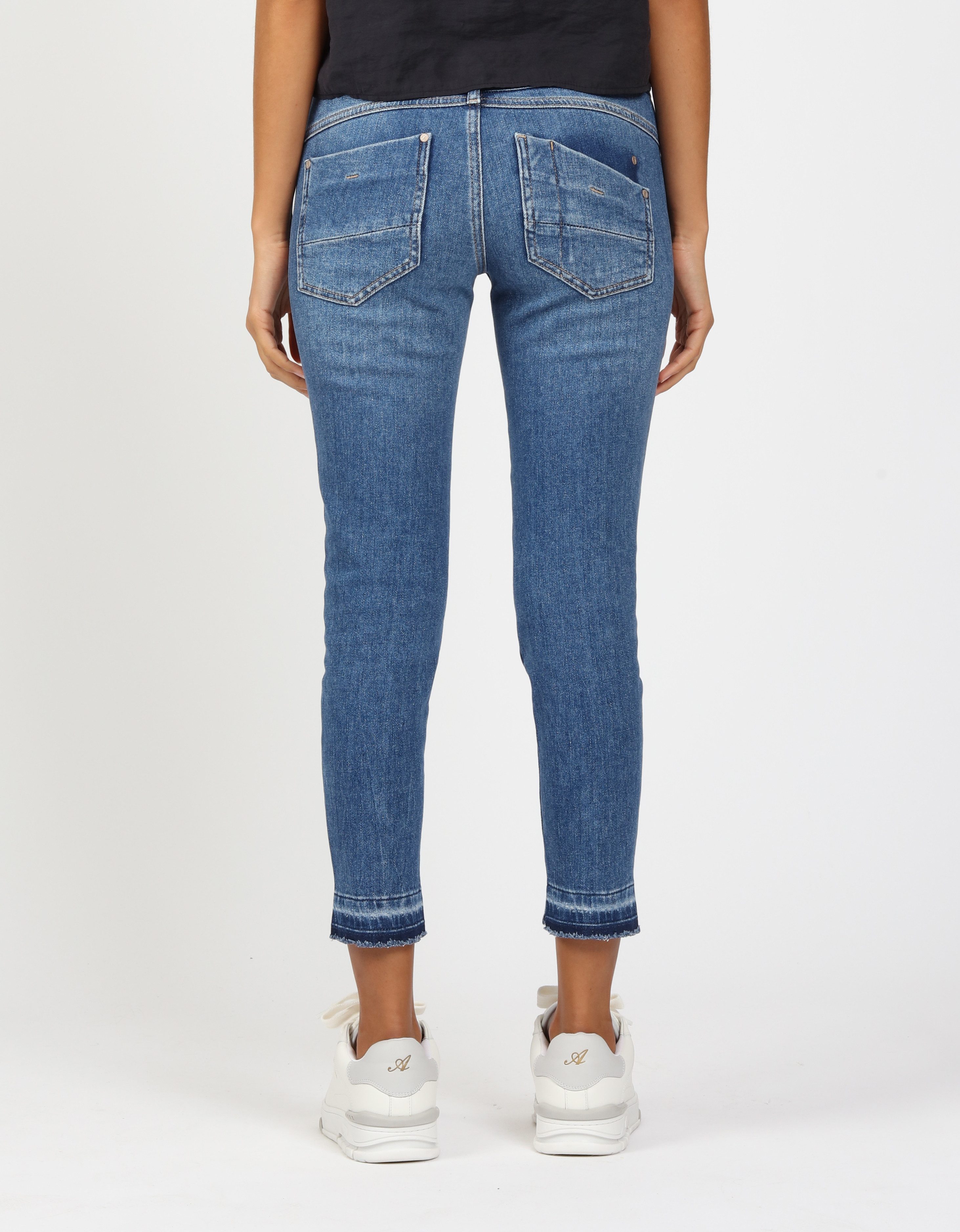 GANG Relax fit jeans 94AMELIE CROPPED in 5-pocket-stijl