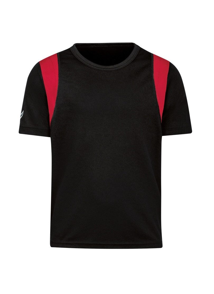 Trigema T-shirt sport T-shirt met netinzetstukken (1-delig)