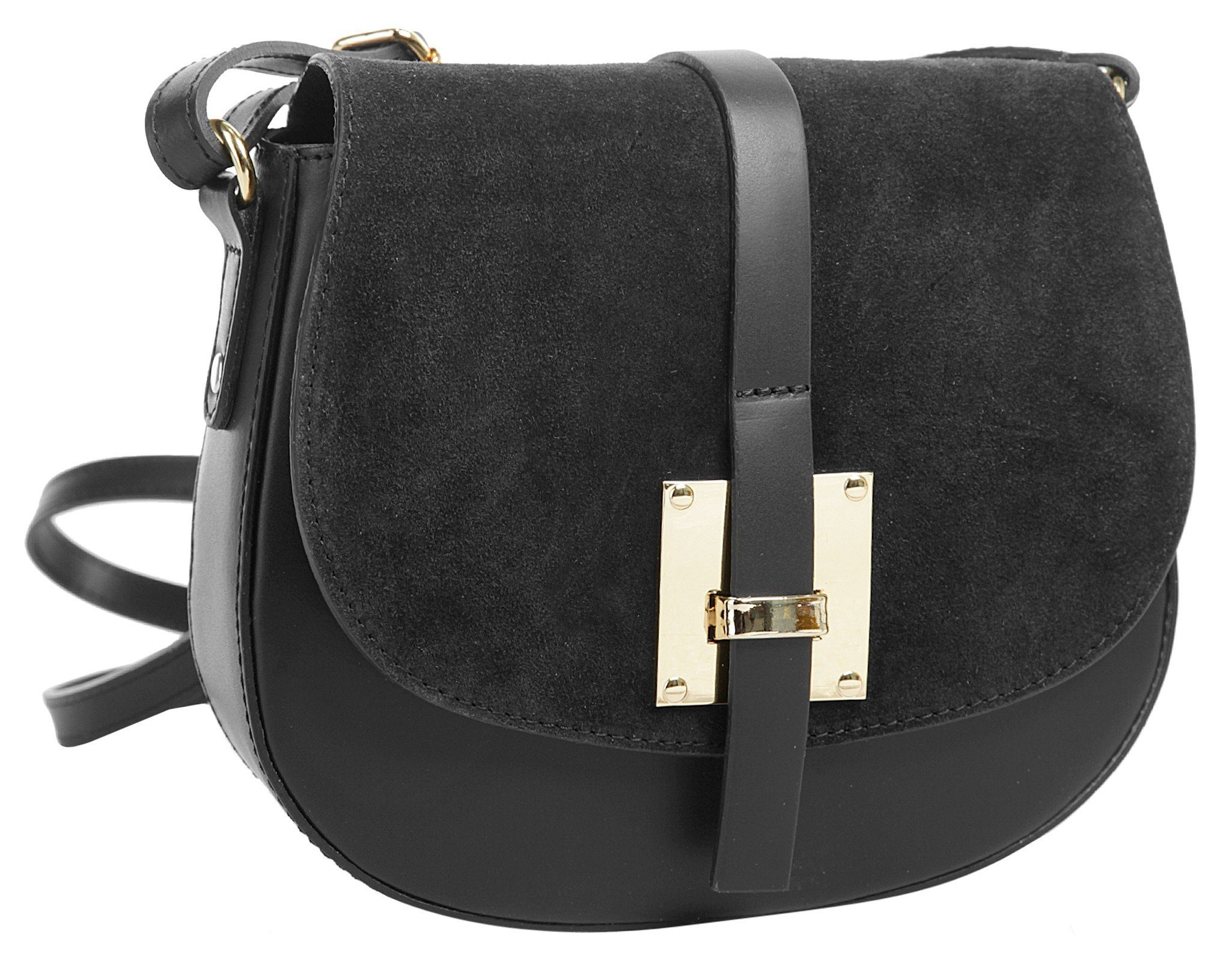 Cluty Schoudertas echt leer, made in italy