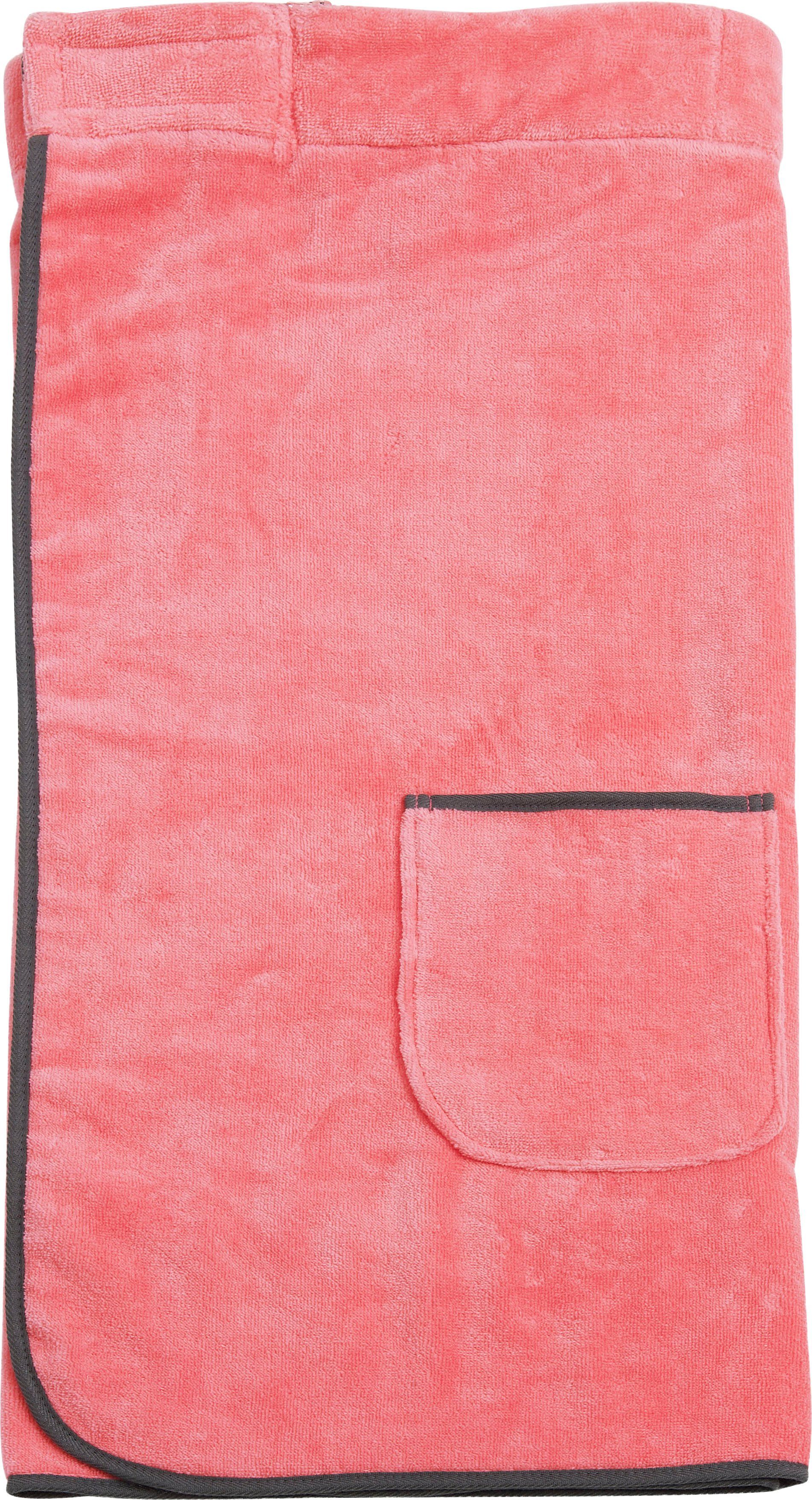 done.® Sarong Kuuma, ideaal voor sauna & spa Met klittenbandsluiting en ritszak