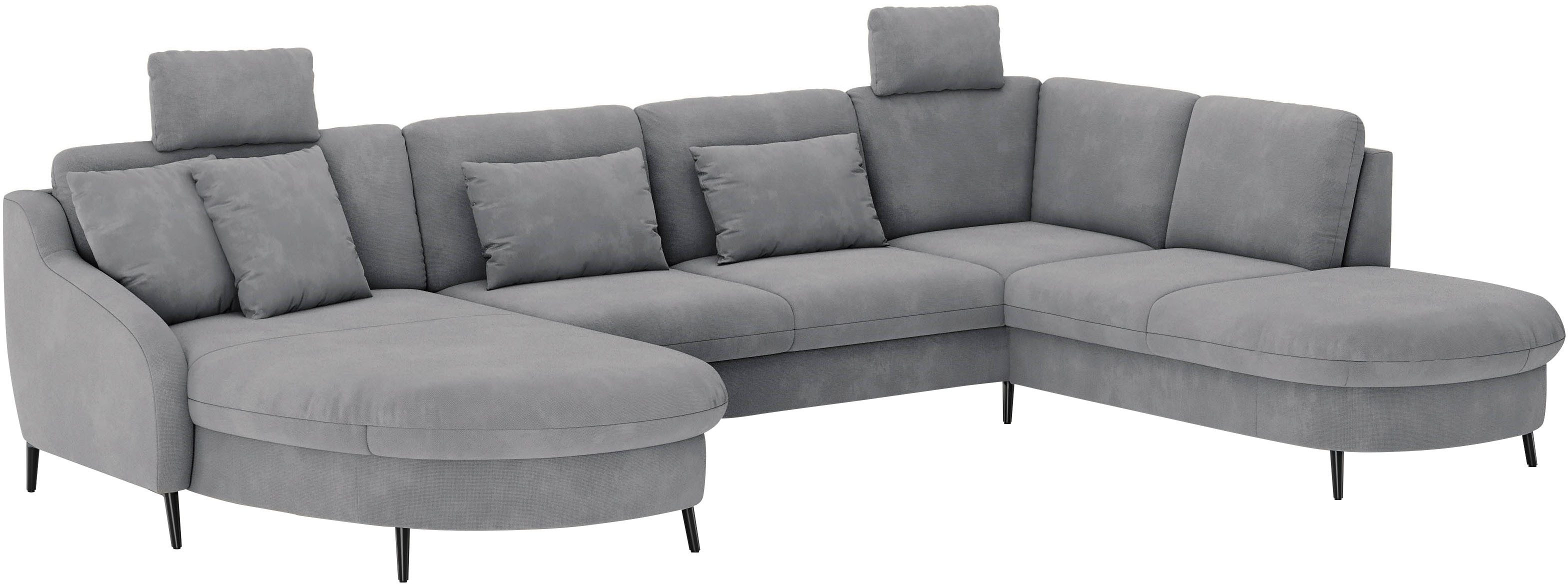 sit&more Zithoek Soul U-model optioneel met bed en bedlade