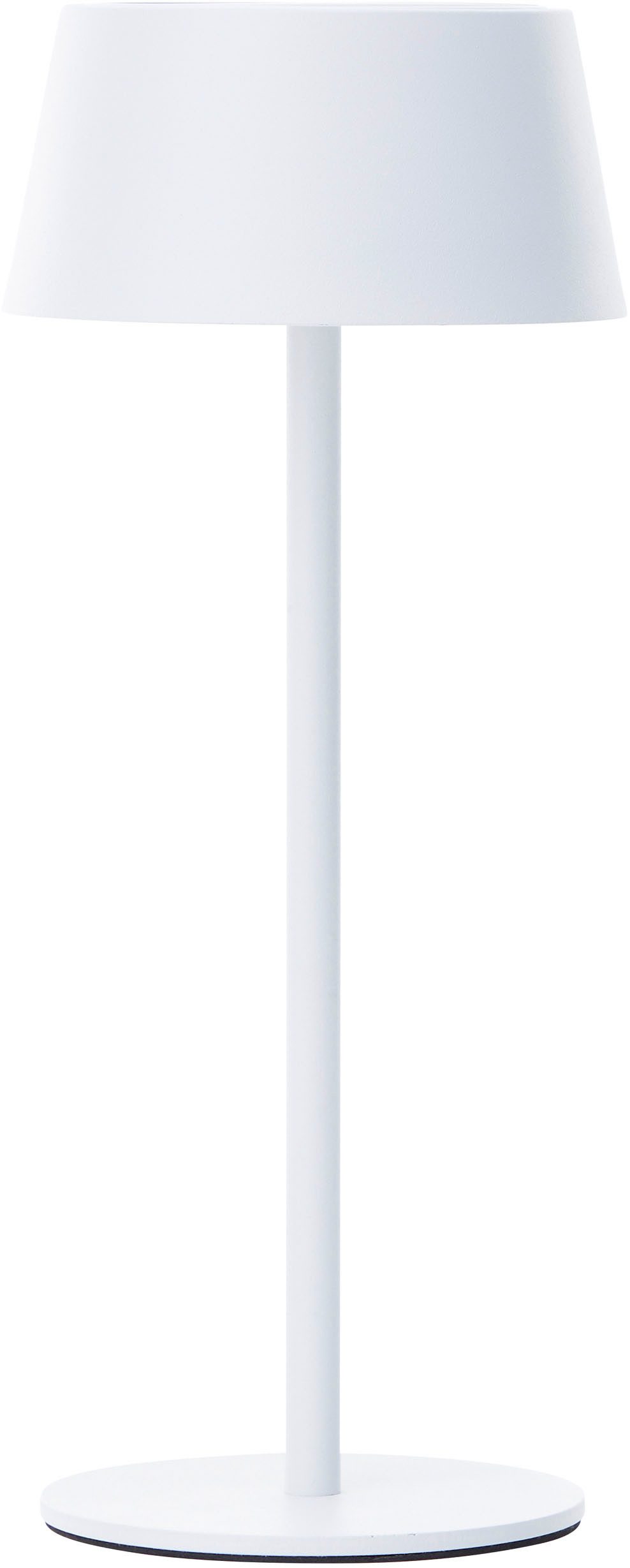 my home Led-tafellamp voor buiten Ocki tafellamp met zonne-energie en accu LED solar, 4 W, 300 lm, 3000 K, dimbaar, USB oplaadbaar, binnen & buiten (1 stuk)