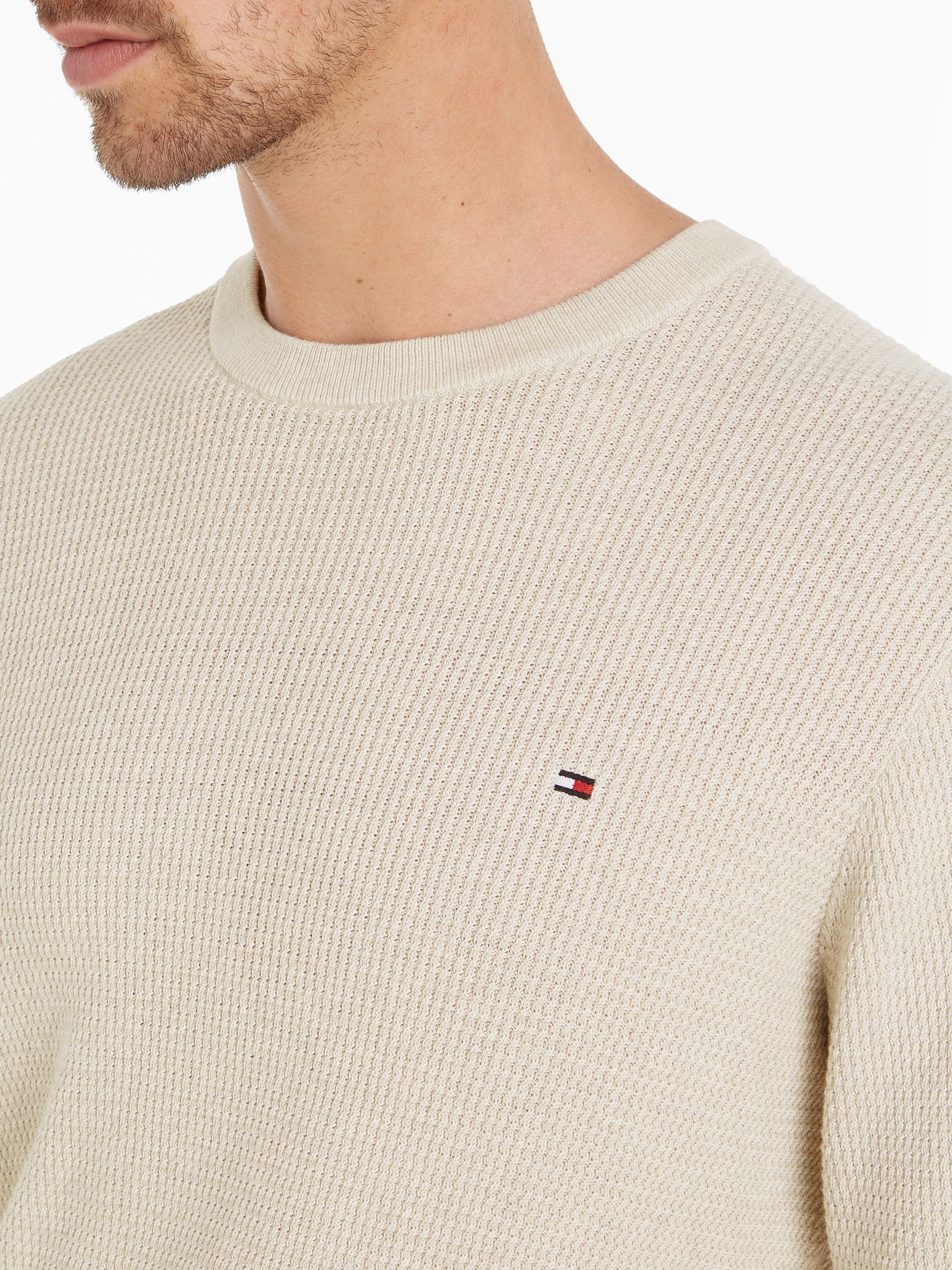 Tommy Hilfiger Trui met ronde hals REFINED STRUCTURE CREW NK