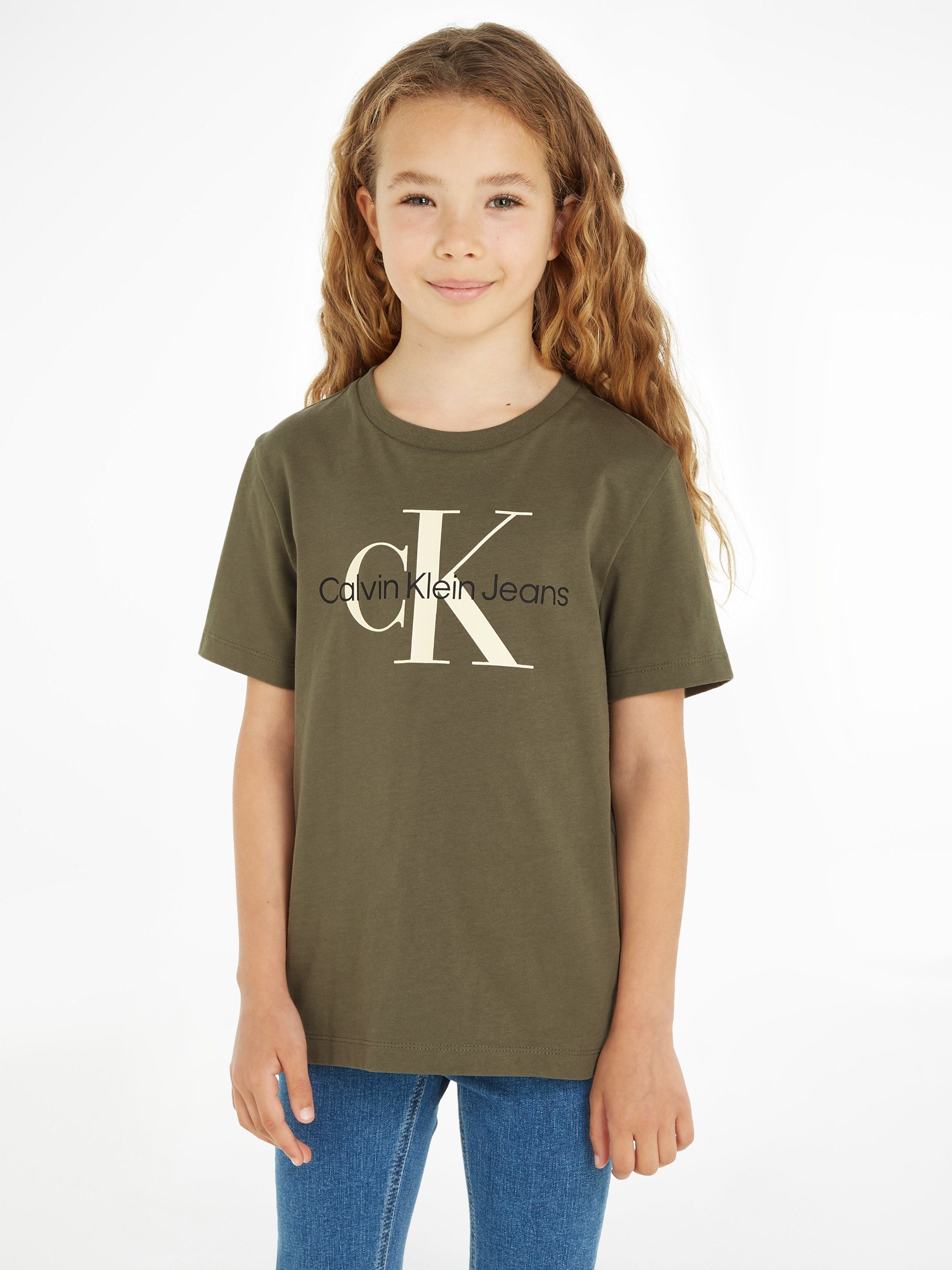 Calvin Klein T-shirt CK MONOGRAM SS T-SHIRT voor kinderen tot 16 jaar