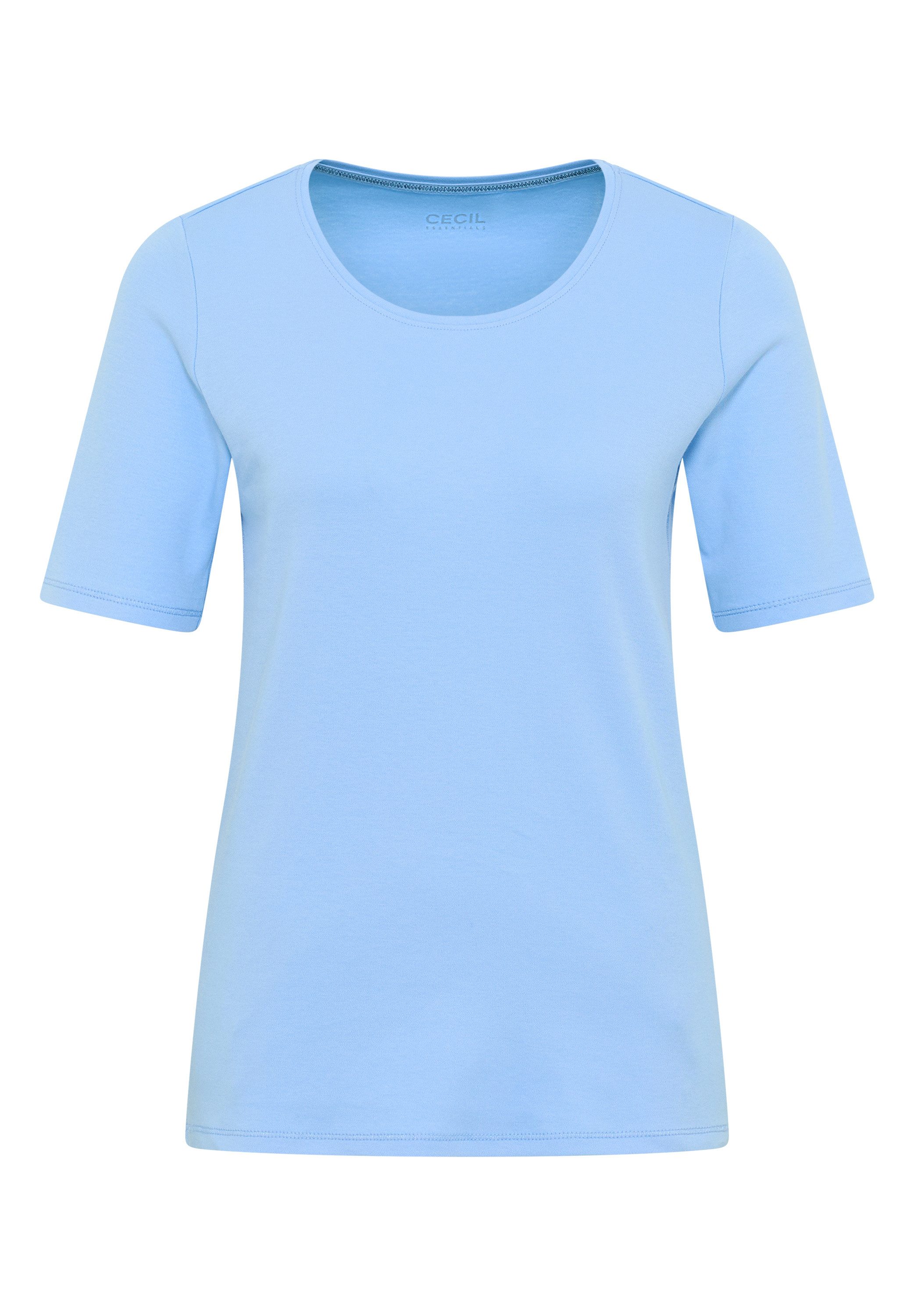 Cecil Shirt met ronde hals Stijl Lena met korte mouwen