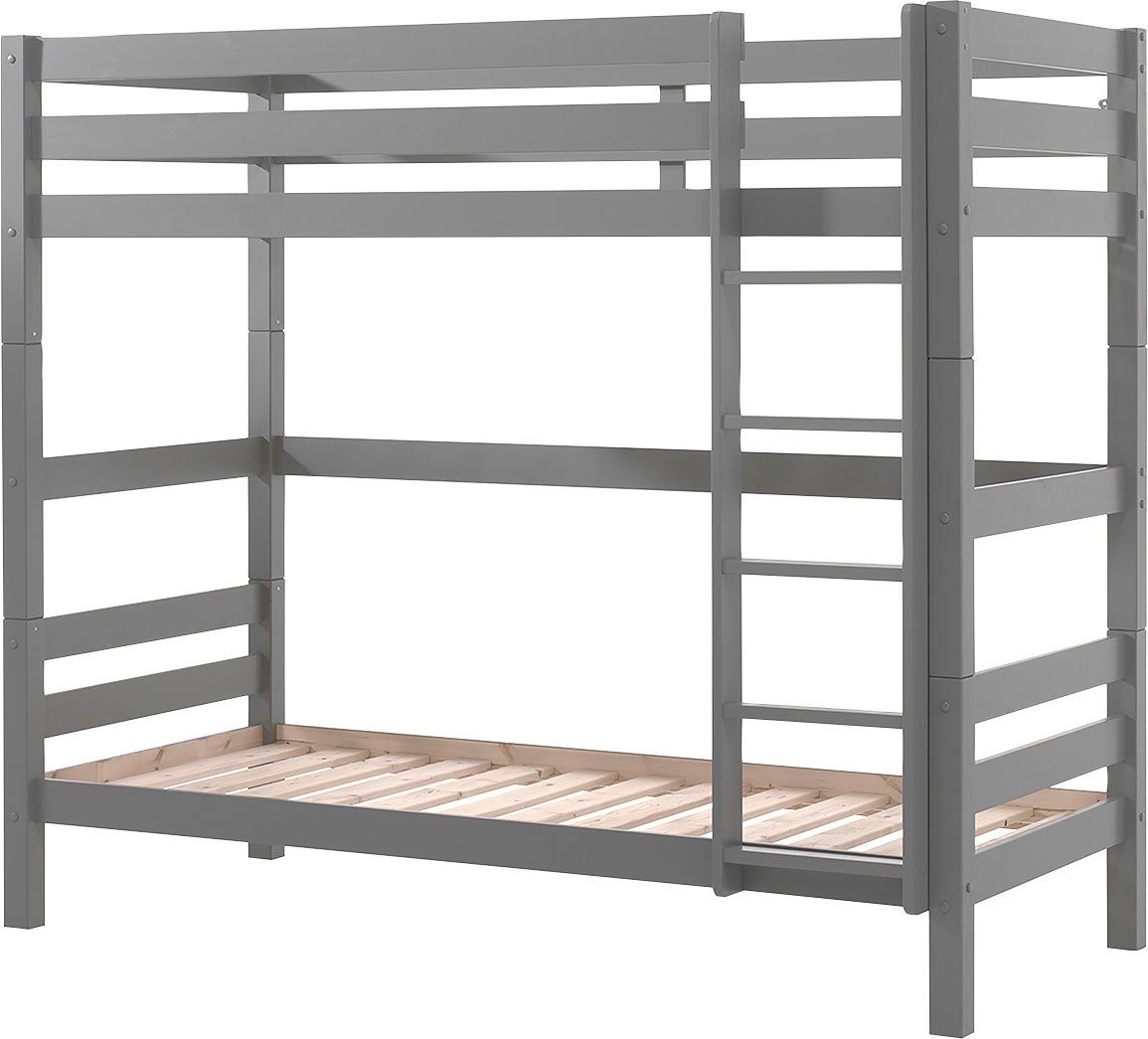 Vipack Stapelbed Pino, incl. lattenbodem, ladder en valbeveiliging
