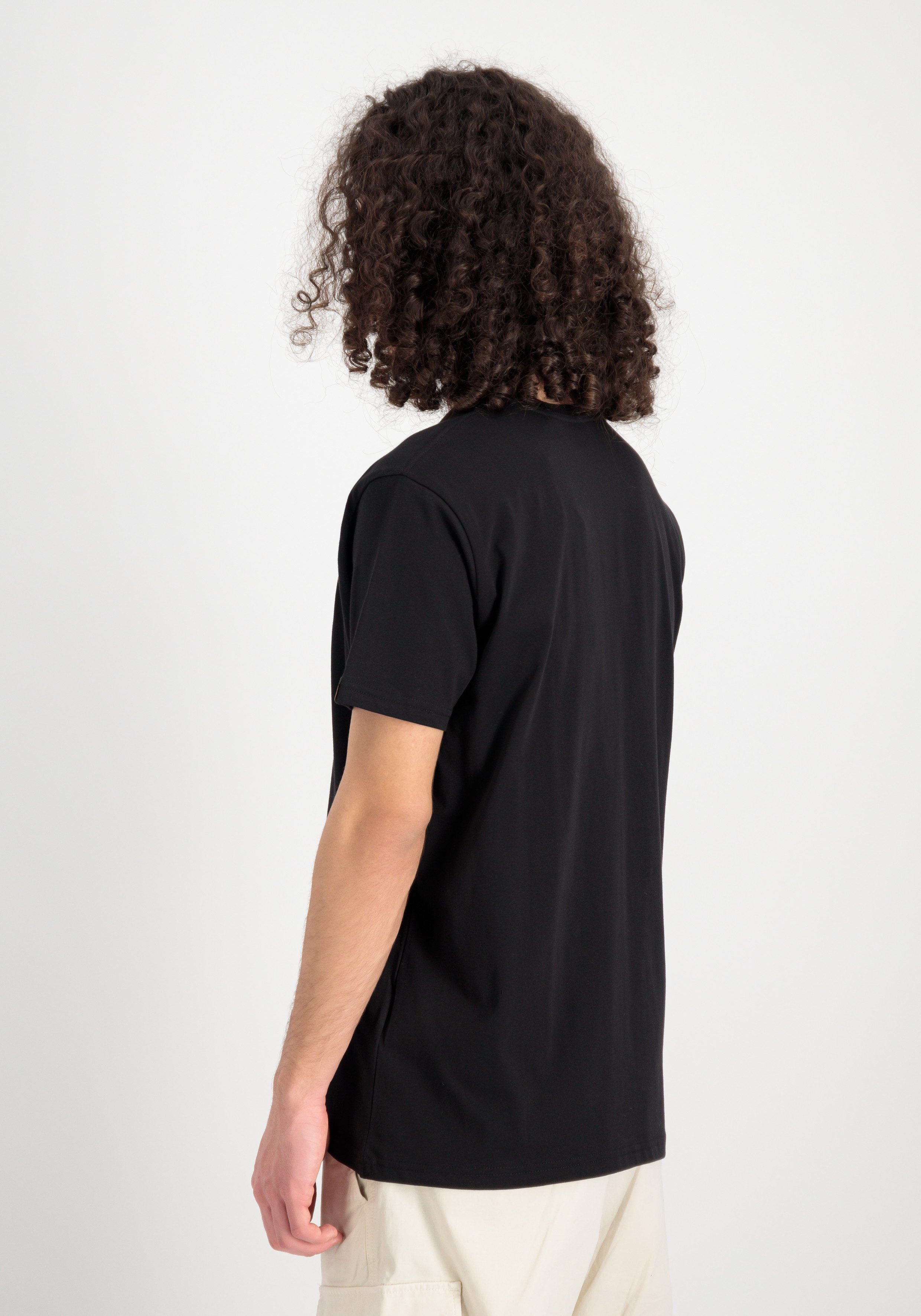 Alpha Industries Shirt met ronde hals Basic T Carbon