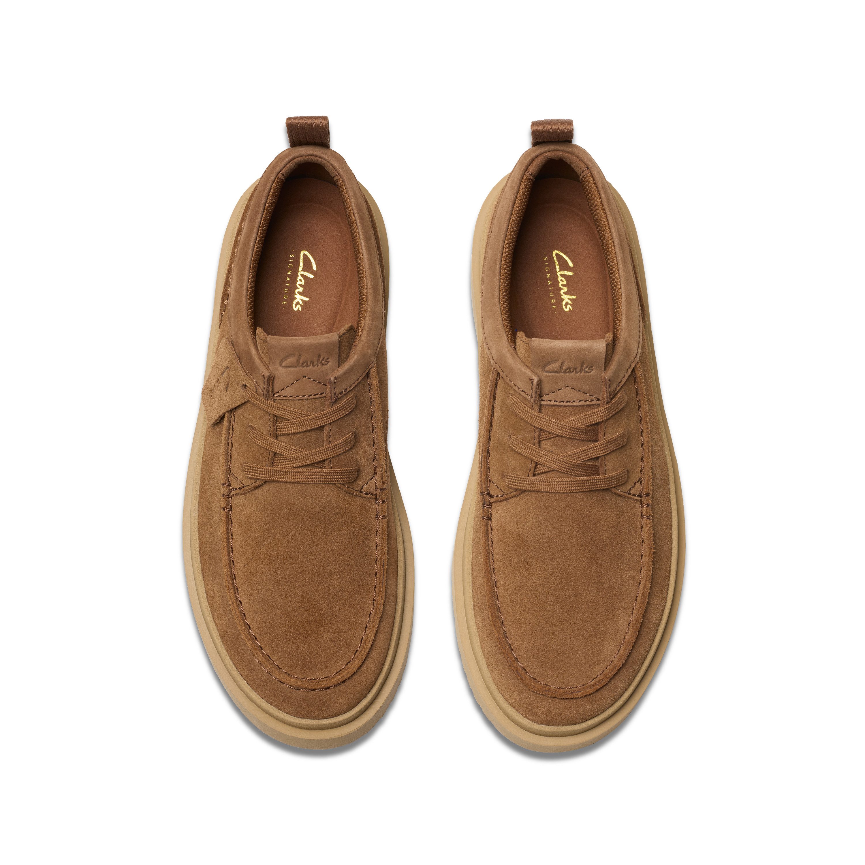 Clarks Veterschoenen Polden Moc , veterschoen, business schoen, moccasin in casual look