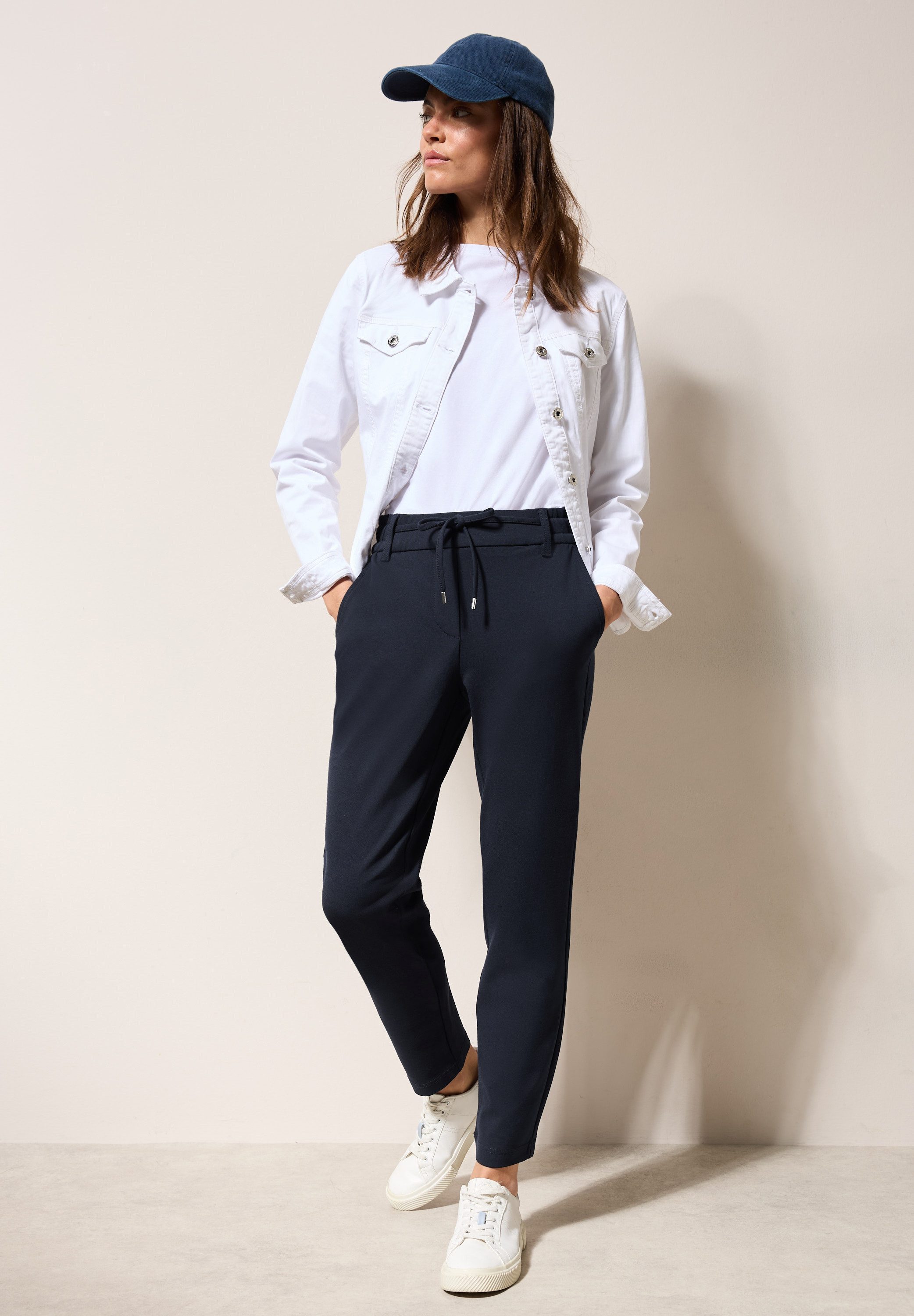 Cecil Stoffen broek Stijl Tracey met elastische taille